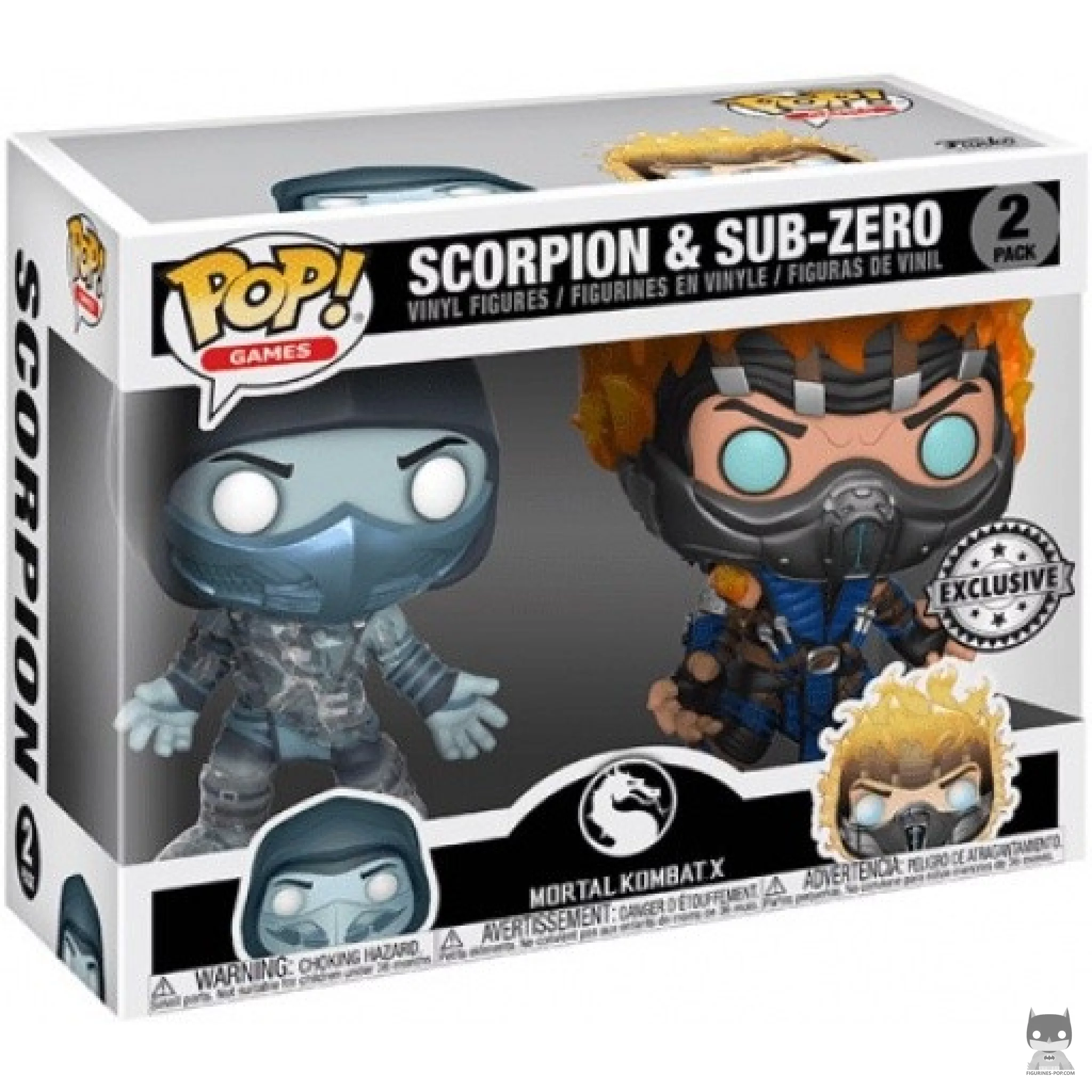 Scorpion & Sub-zero Funko Pop! figure in its box