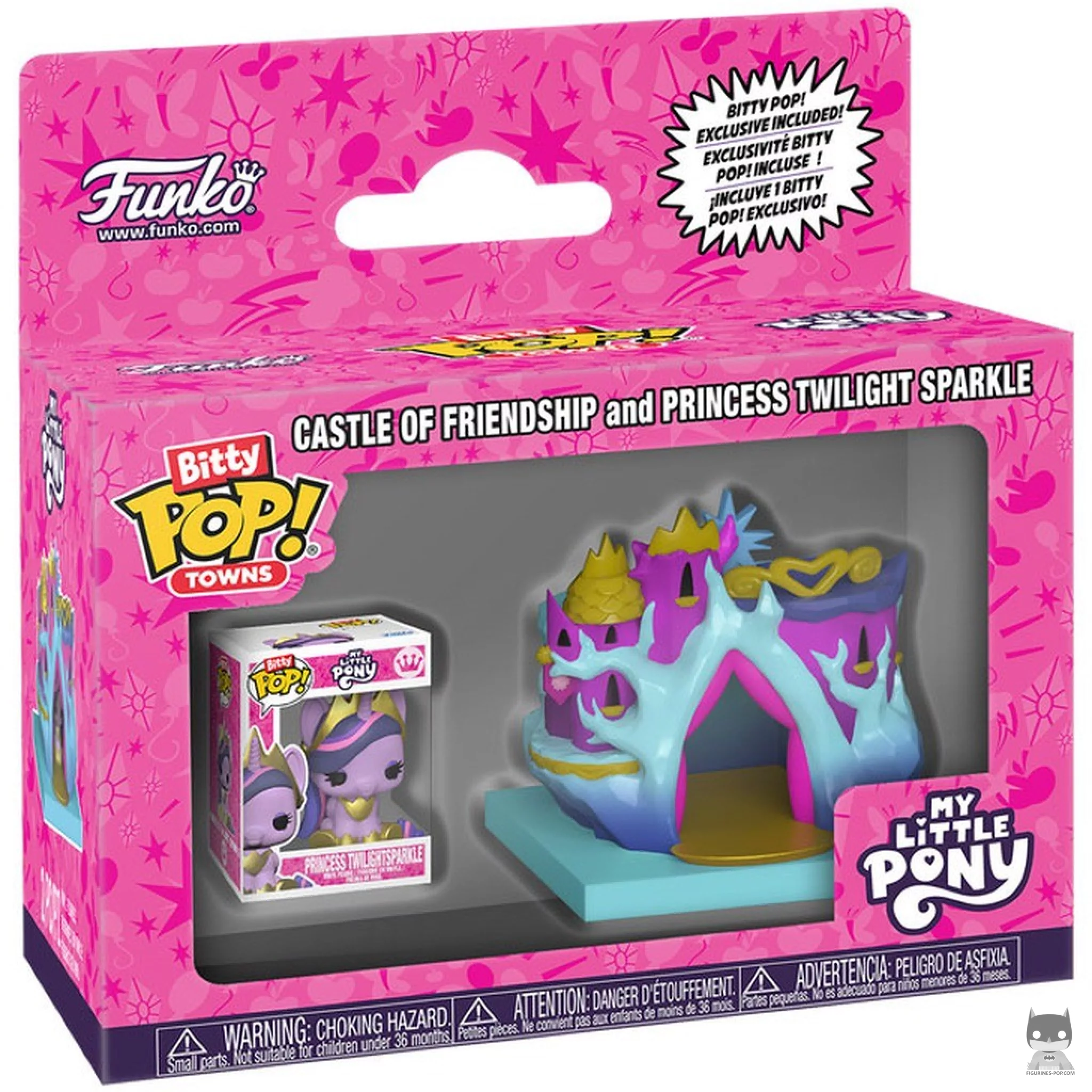 Castle of Friendship and Princess Twilight Sparkle Funko Pop! figure in its box