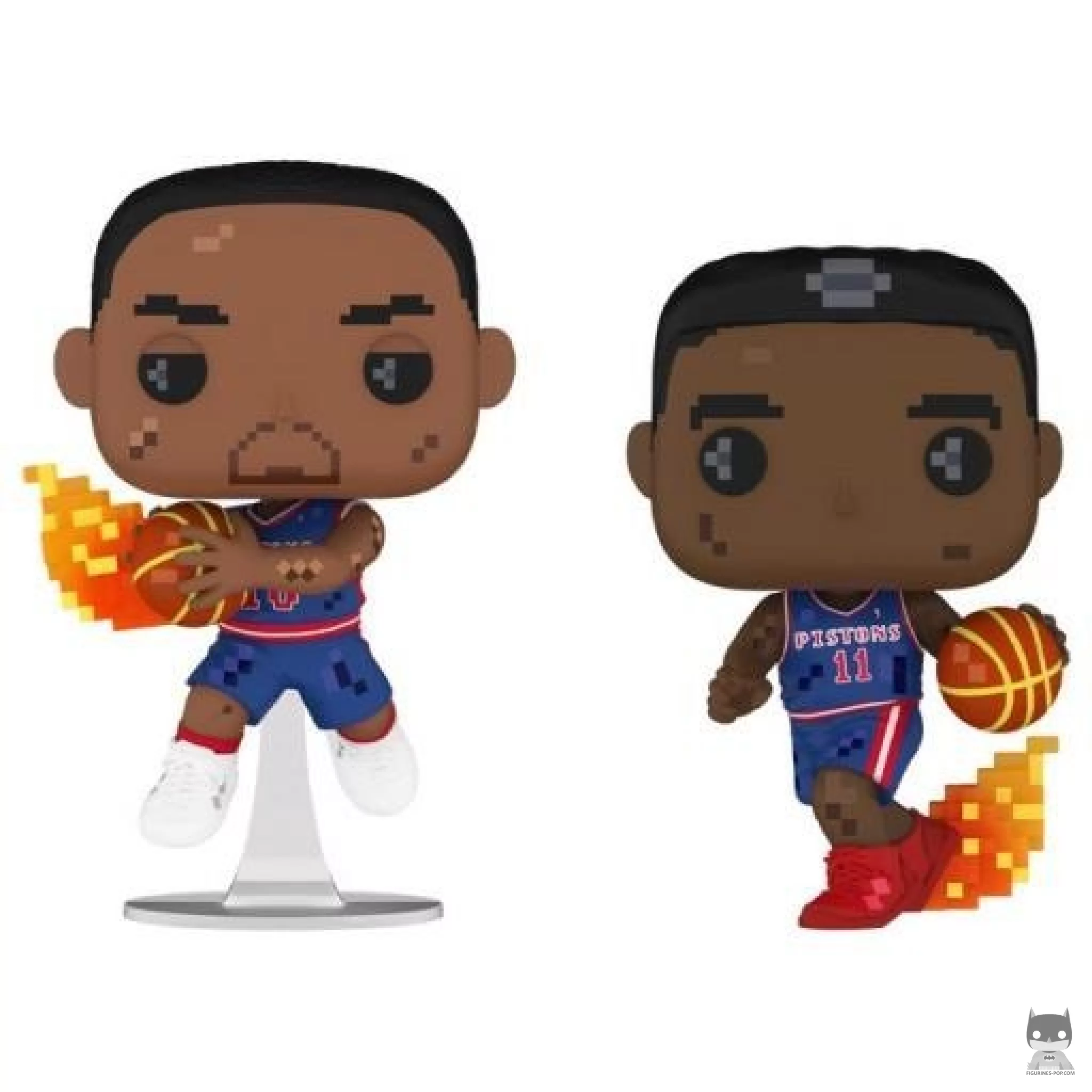 Dennis Rodman & Isiah Thomas (8-Bit) Funko Pop! figure (NBA)