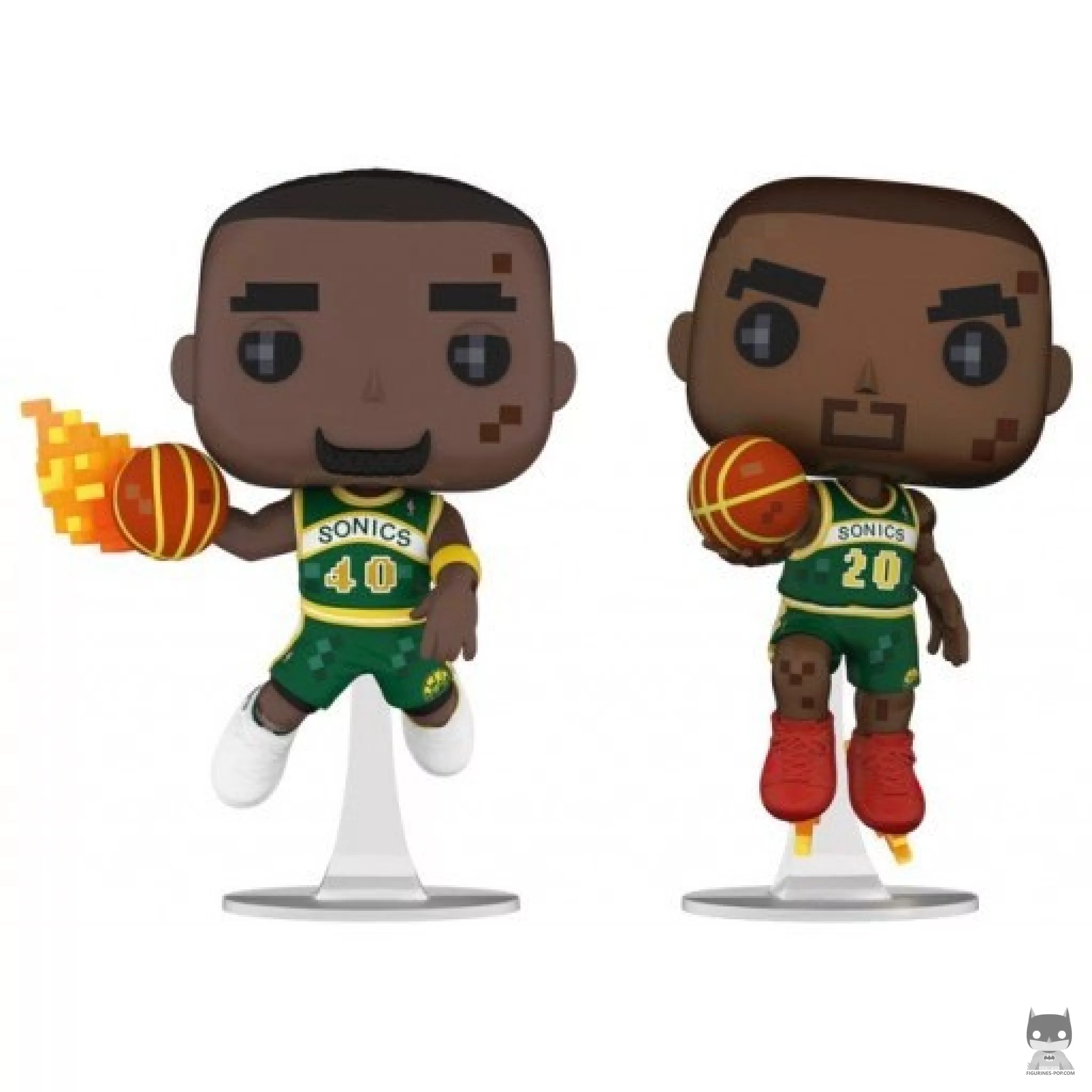 Shawn Kemp & Gary Payton (8-Bit) Funko Pop! figure (NBA)