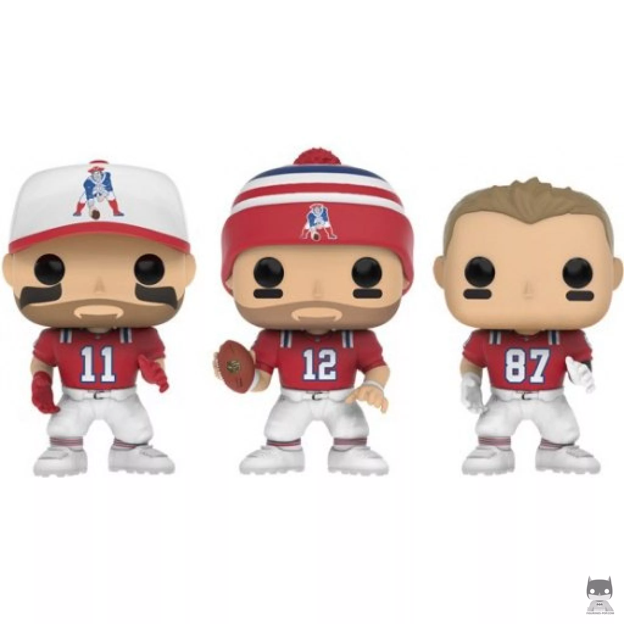 Patriots Brady, Gronk, Edelman (Retro) Funko Pop! figure (NFL)