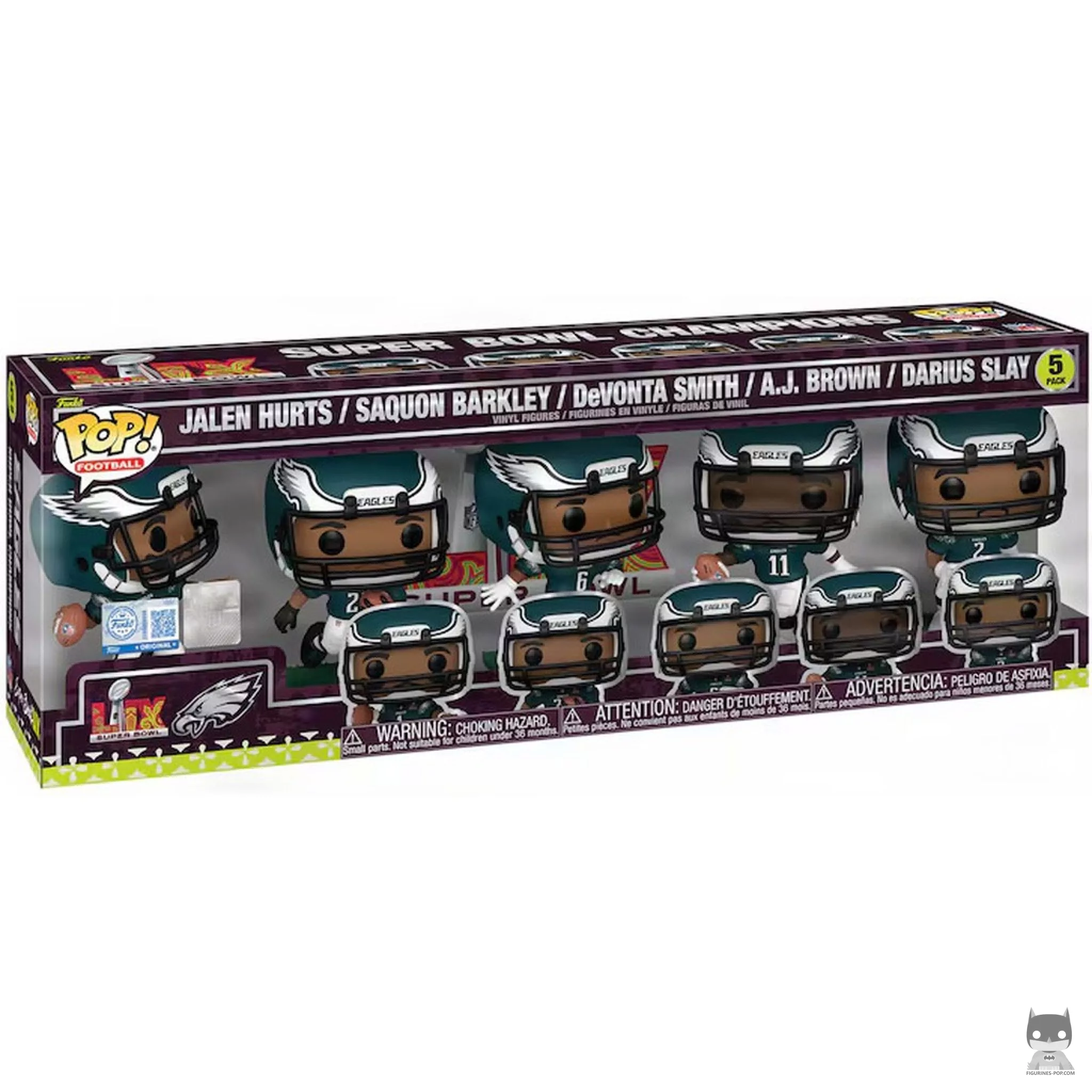 Philadelphia Eagles Super Bowl LIX Champions Funko Pop! figure in its box