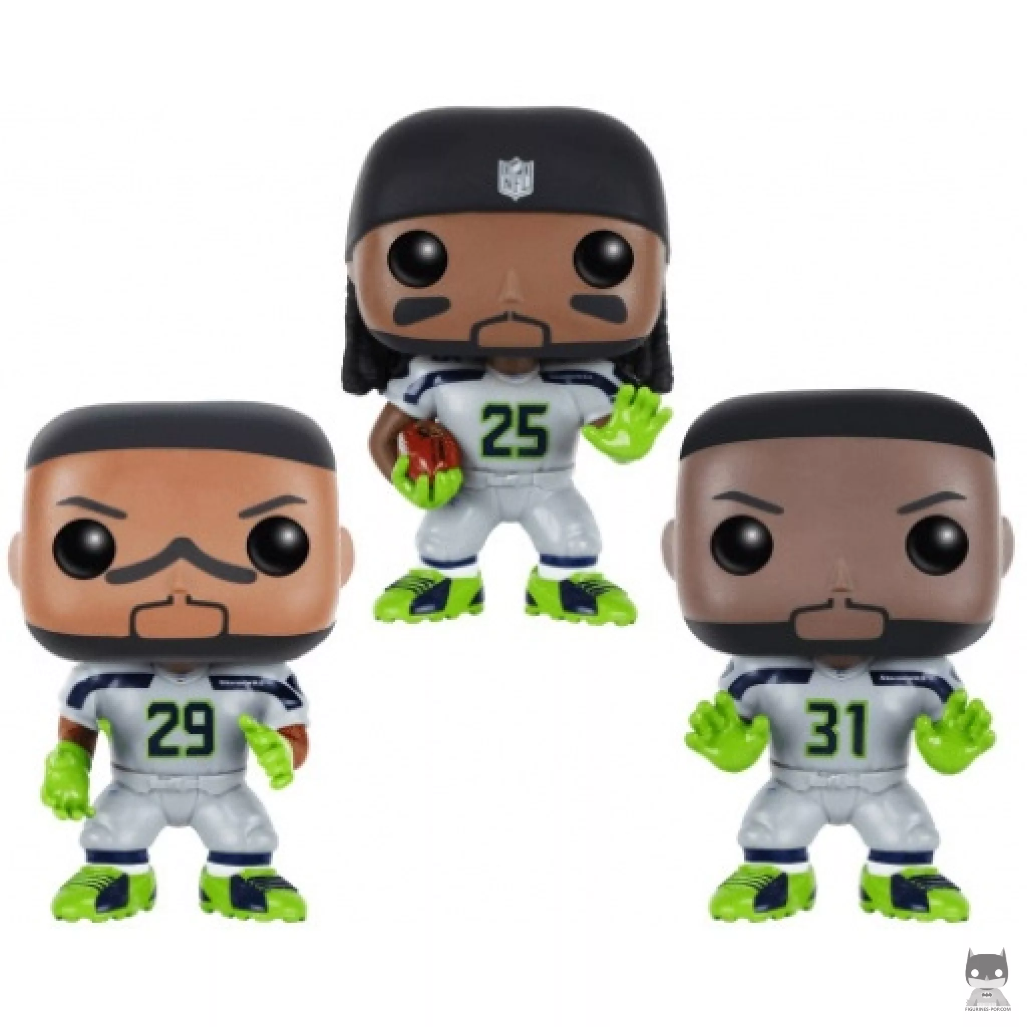 Seahawks Thomas, Sherman & Chancellor Funko Pop! figure (NFL)