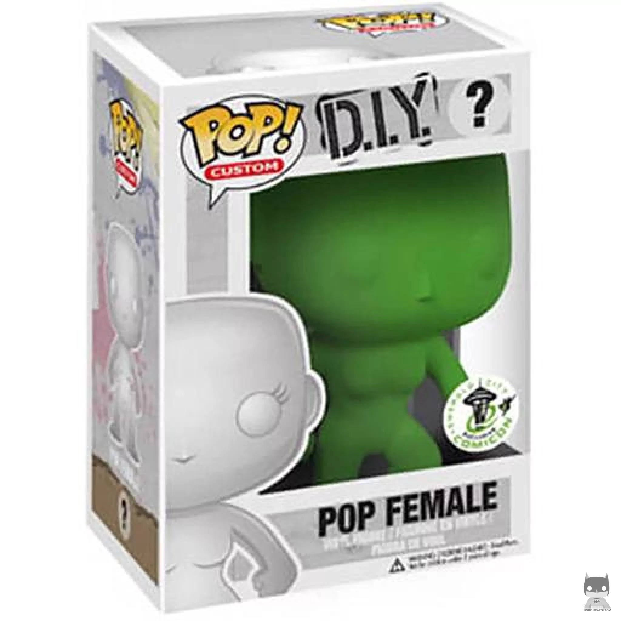 Custom POP! DIY (Female) Funko Pop! figure in its box
