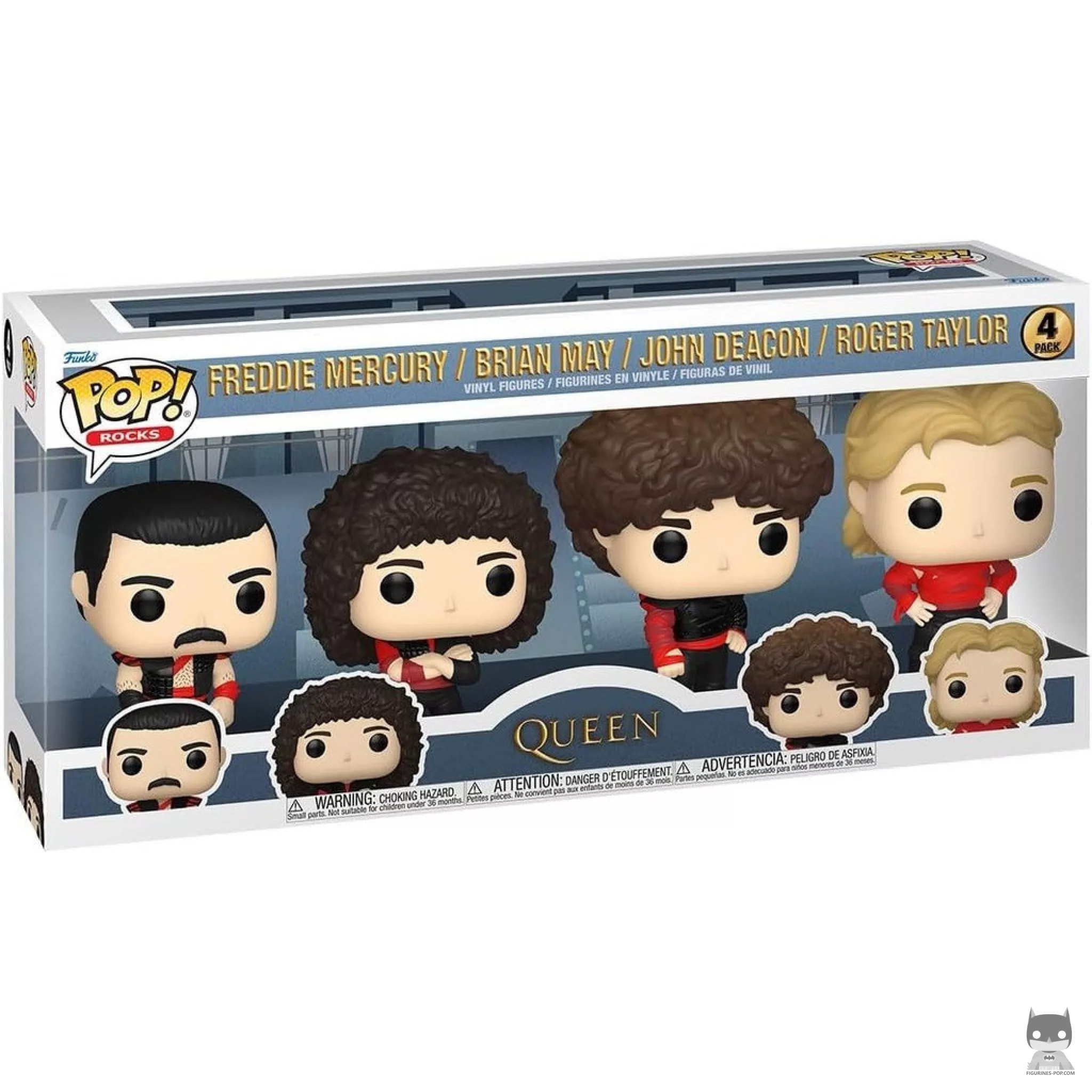 Radio Ga Ga (Freddie Mercury, Brian May, John Deacon & Roger Taylor) Funko Pop! figure in its box