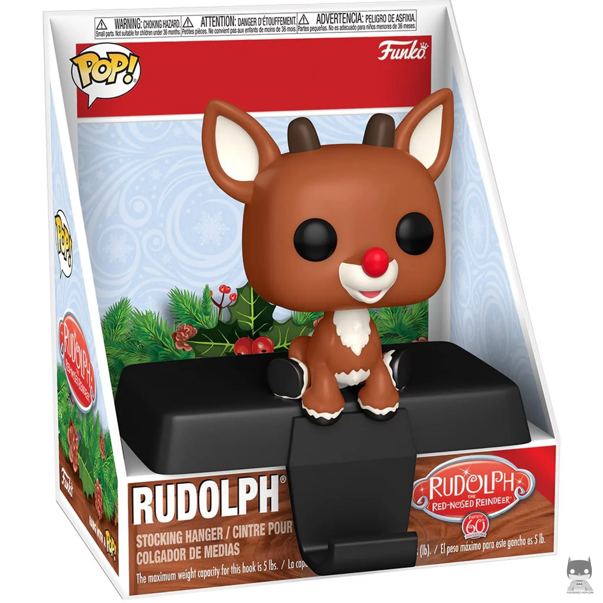 Rudolph (Stocking hanger) Funko Pop! figure in its box