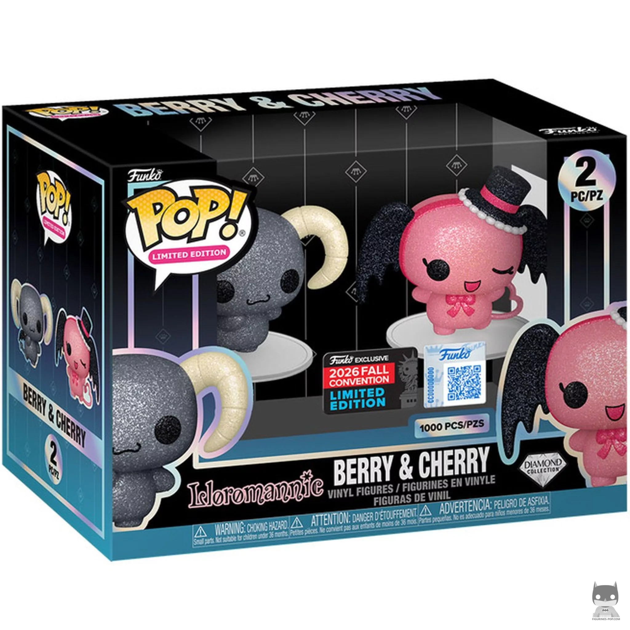 Berry & Cherry (Diamond Glitter) Funko Pop! figure in its box