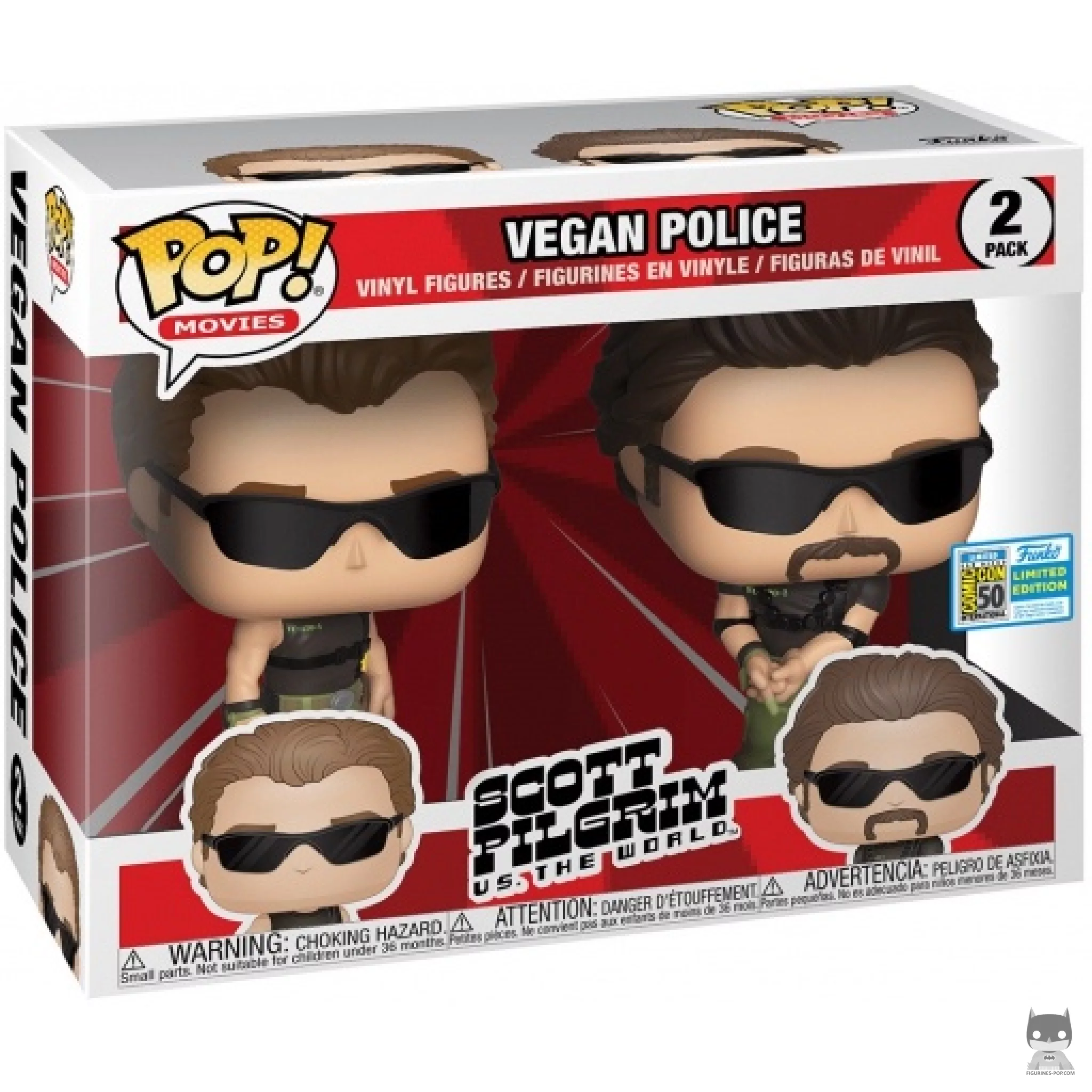 Vegan Police Funko Pop! figure in its box