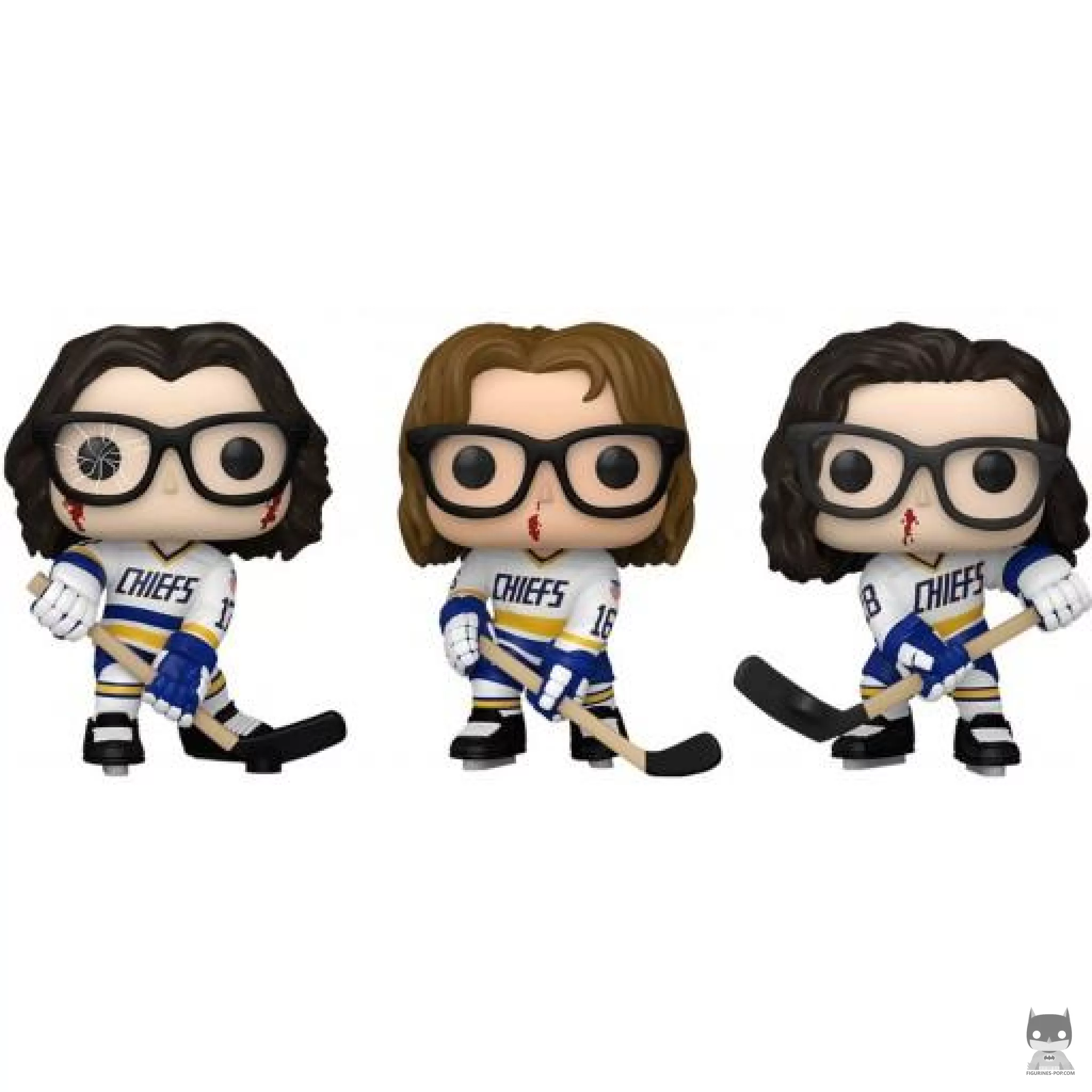 The Hanson Brothers Funko Pop! figure (Slap Shot)