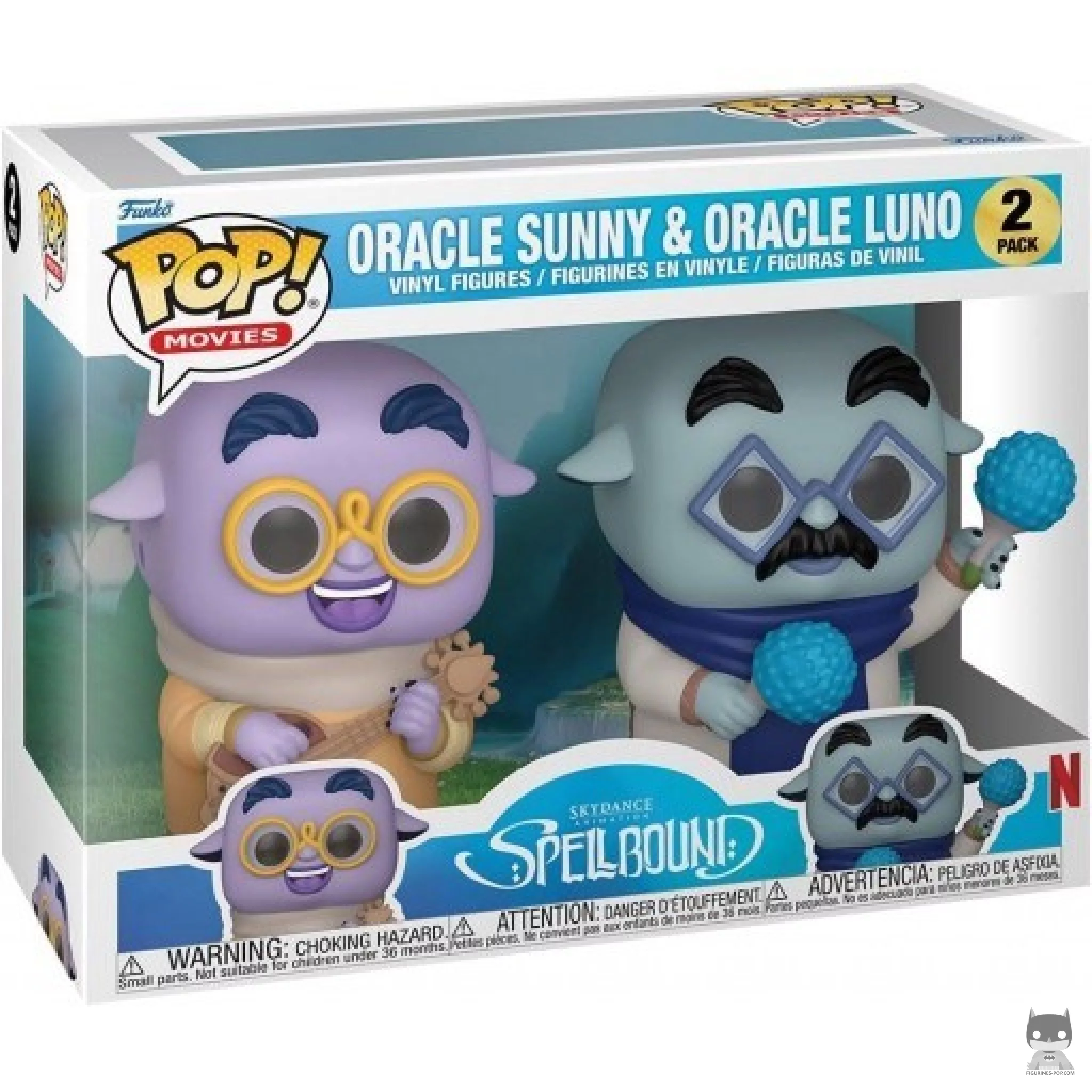 Oracle Sunny & Oracle Luno Funko Pop! figure in its box