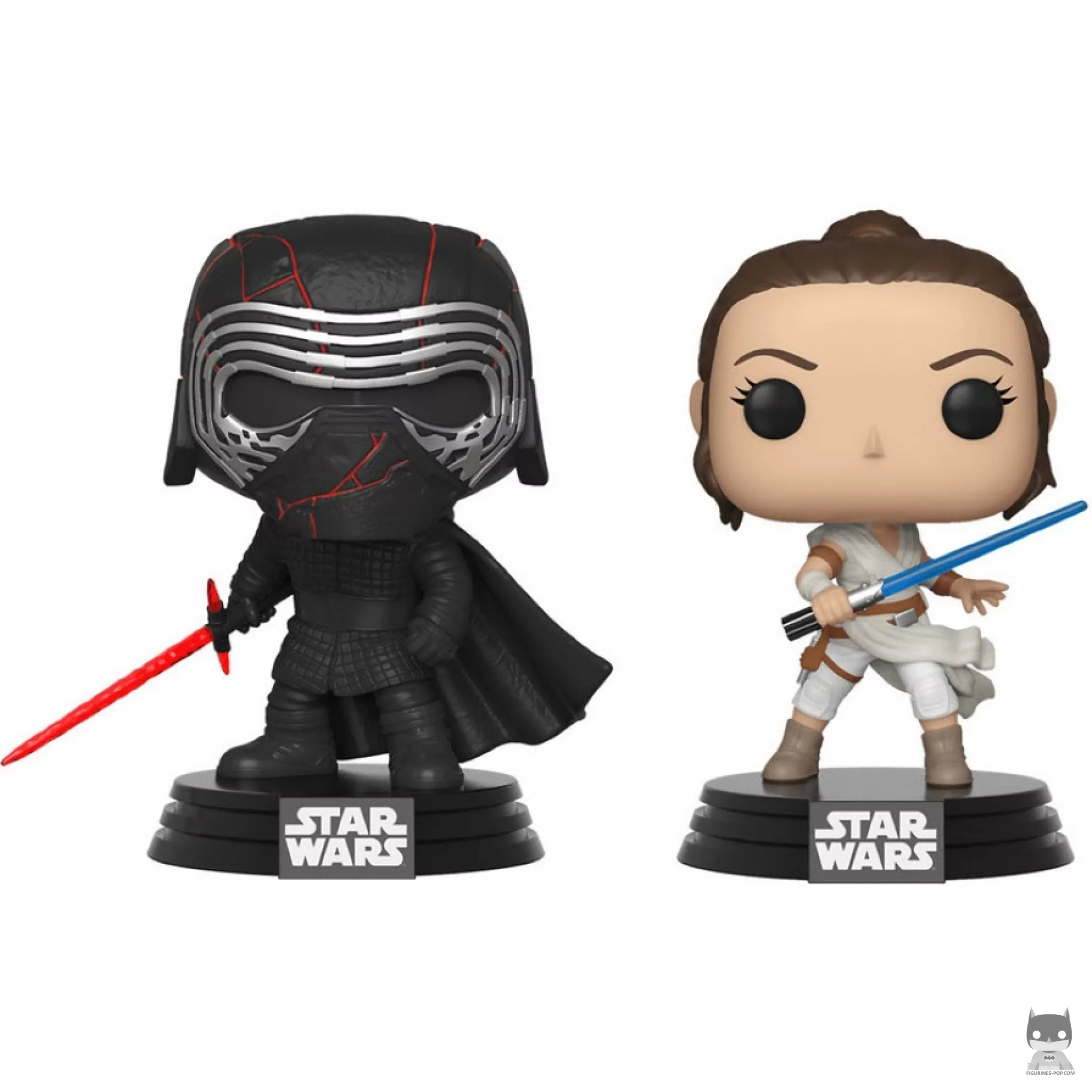 Kylo Ren Supreme Leader & Rey Funko Pop! figure (Star Wars: Episode IX, The Rise of Skywalker)