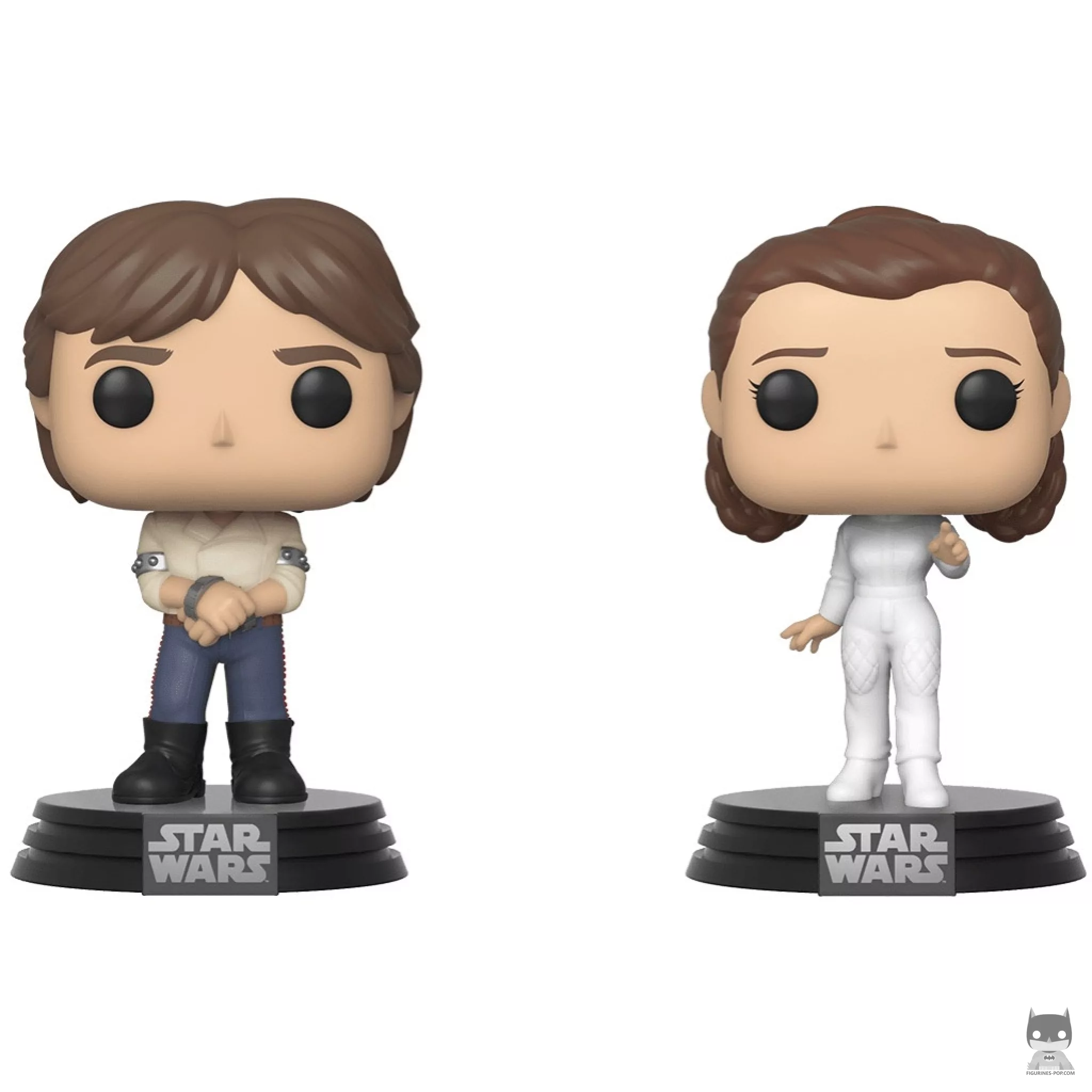 Han Solo & Princess Leia Funko Pop! figure (Star Wars: Episode V, Empire Strikes Back)