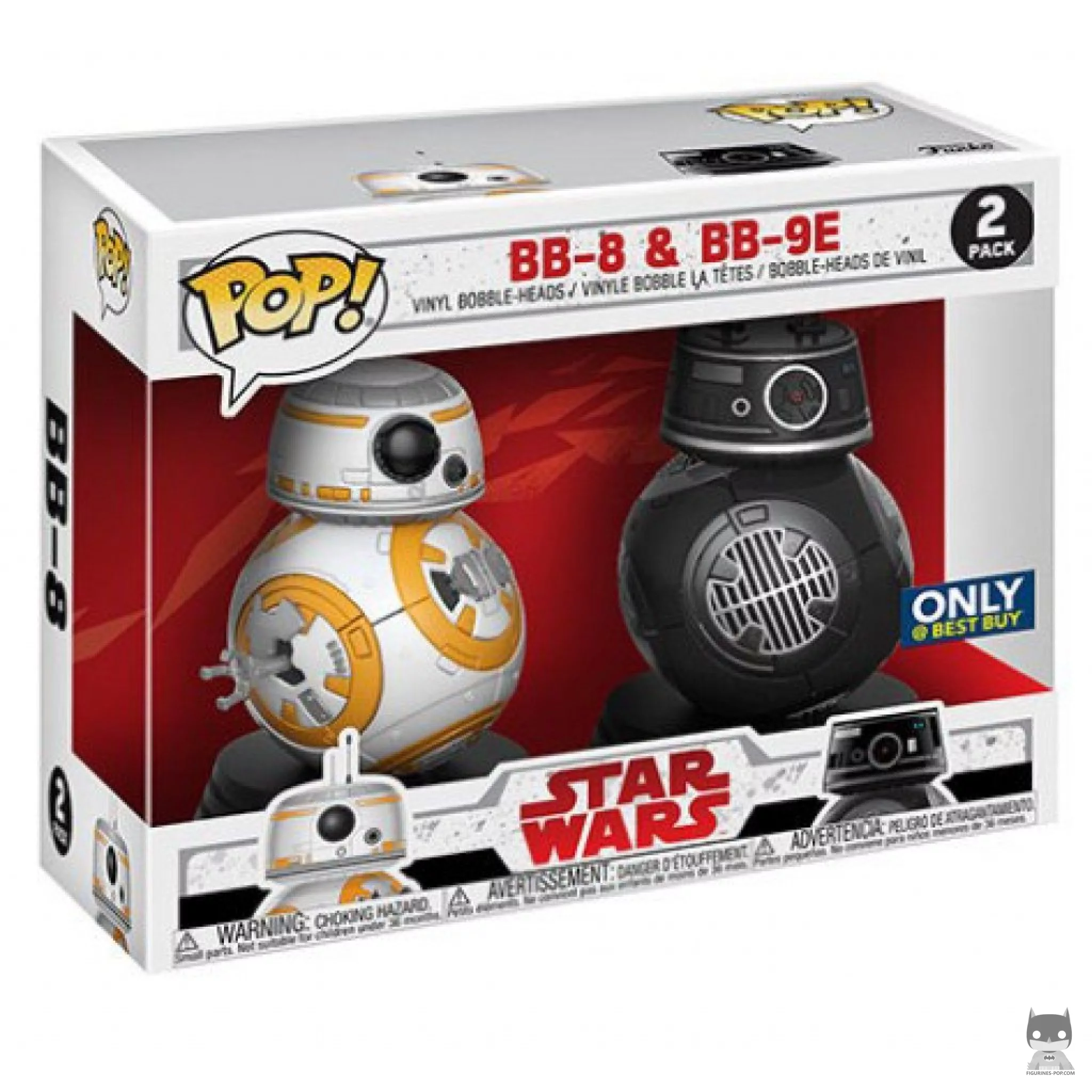 BB-8 & BB-9E Funko Pop! figure in its box