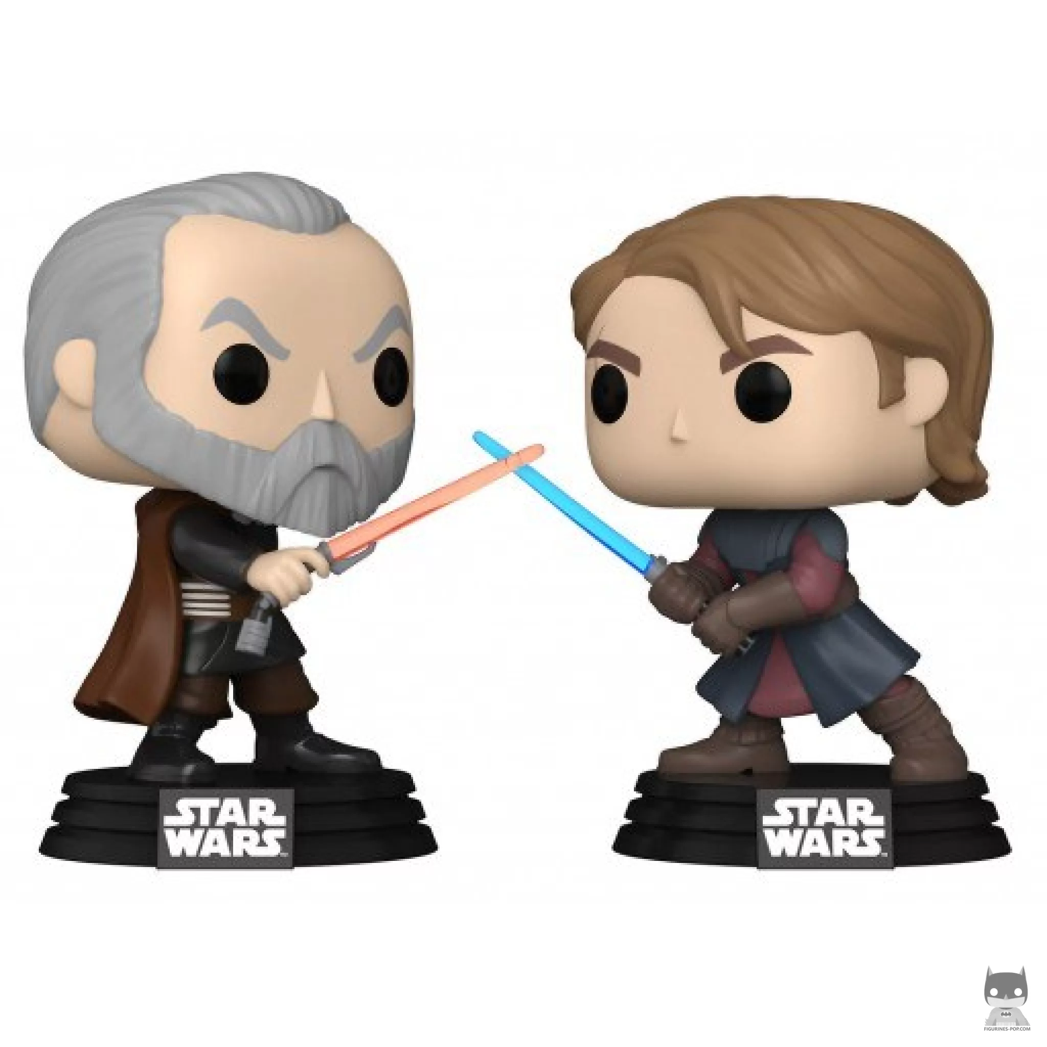 Count Dooku vs. Anakin Skywalker Funko Pop! figure (Star Wars: The Clone Wars)
