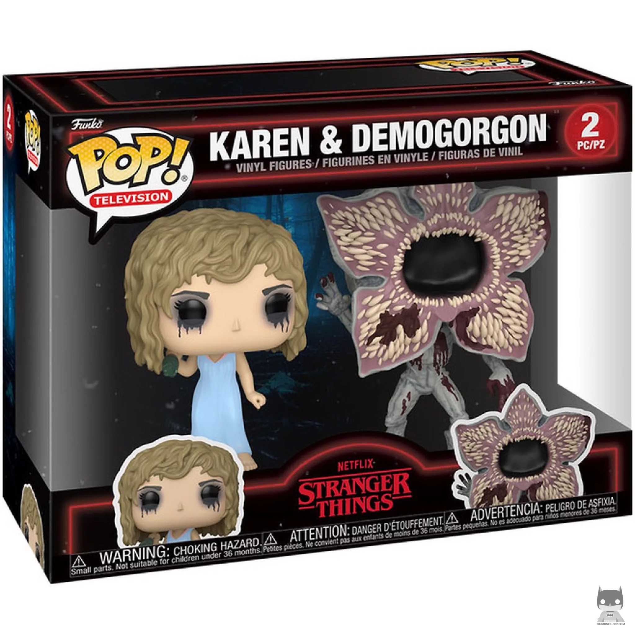 Karen & Demogorgon Funko Pop! figure in its box