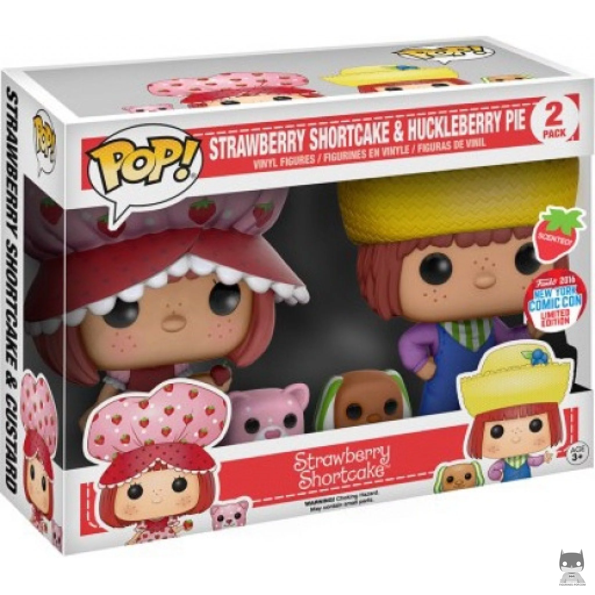 Strawberry Shortcake & Huckleberry Pie (Scented) Funko Pop! figure in its box