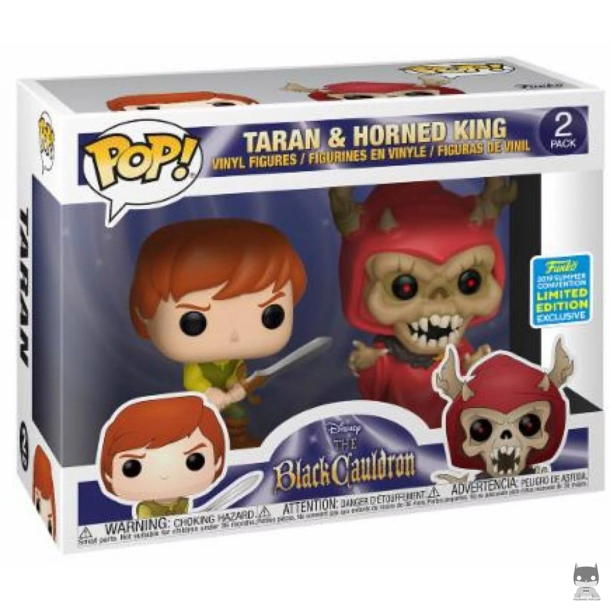 Taran & Horned King Funko Pop! figure in its box