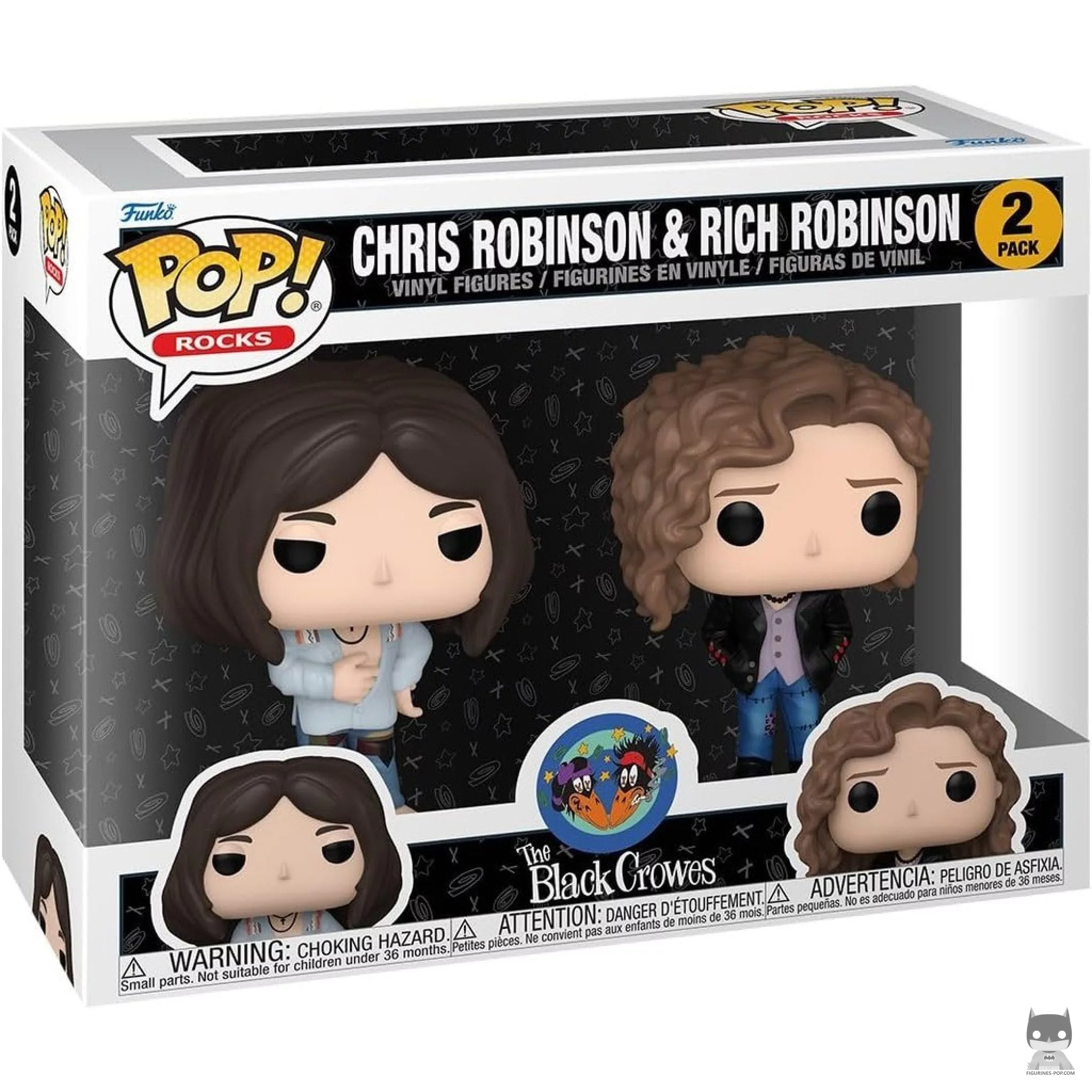 Chris Robinson & Rich Robinson Funko Pop! figure in its box