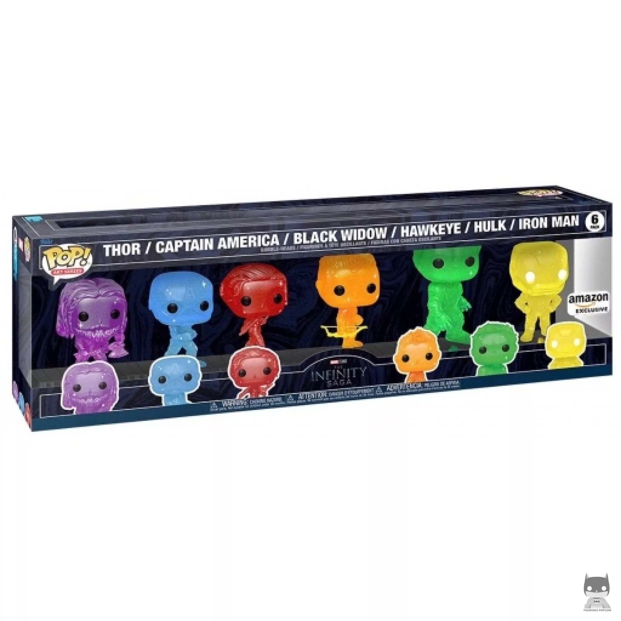 Thor, Captain America, Black Widow, Hawkeye, Hulk & Iron Man Funko Pop! figure in its box