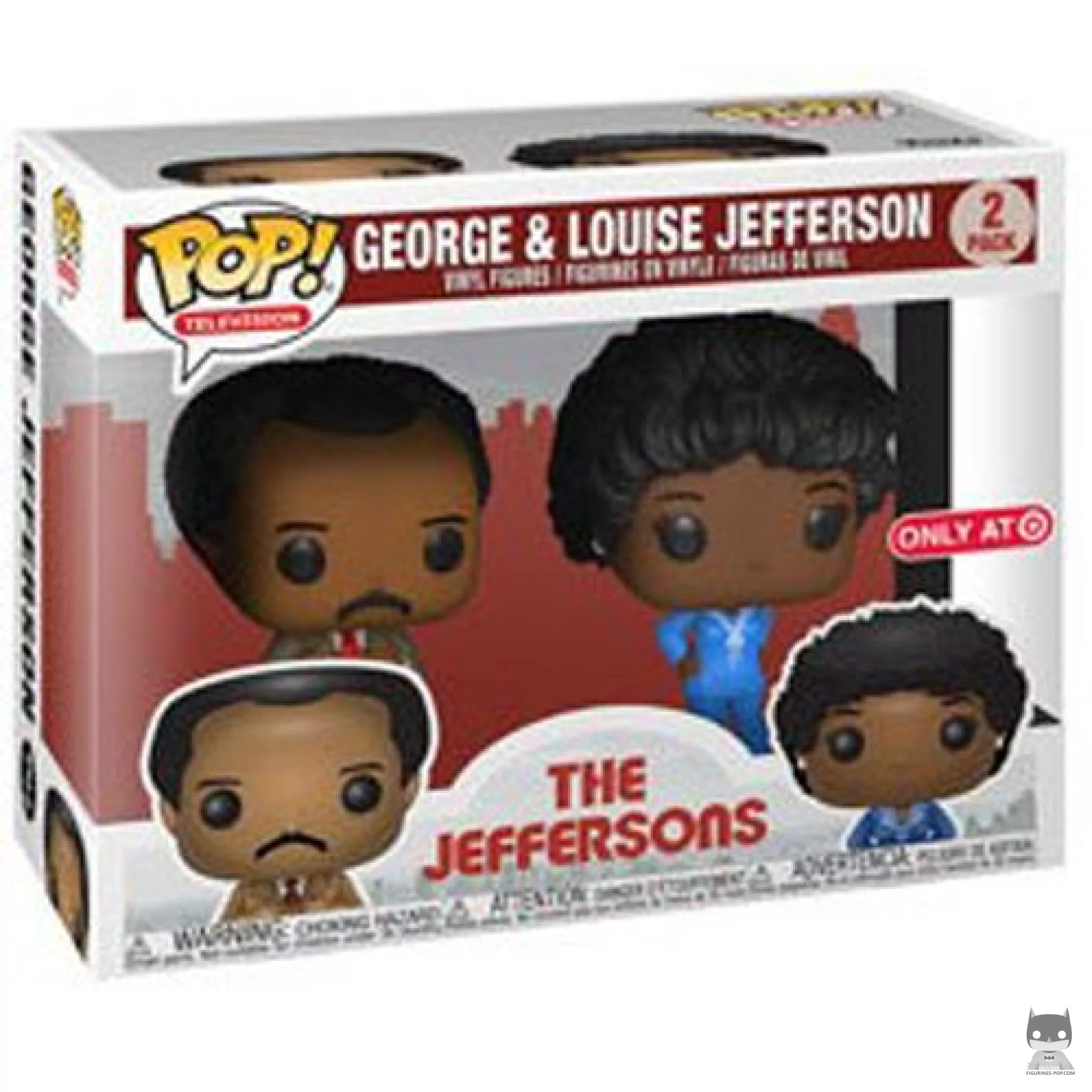 George & Louise Jefferson Funko Pop! figure in its box