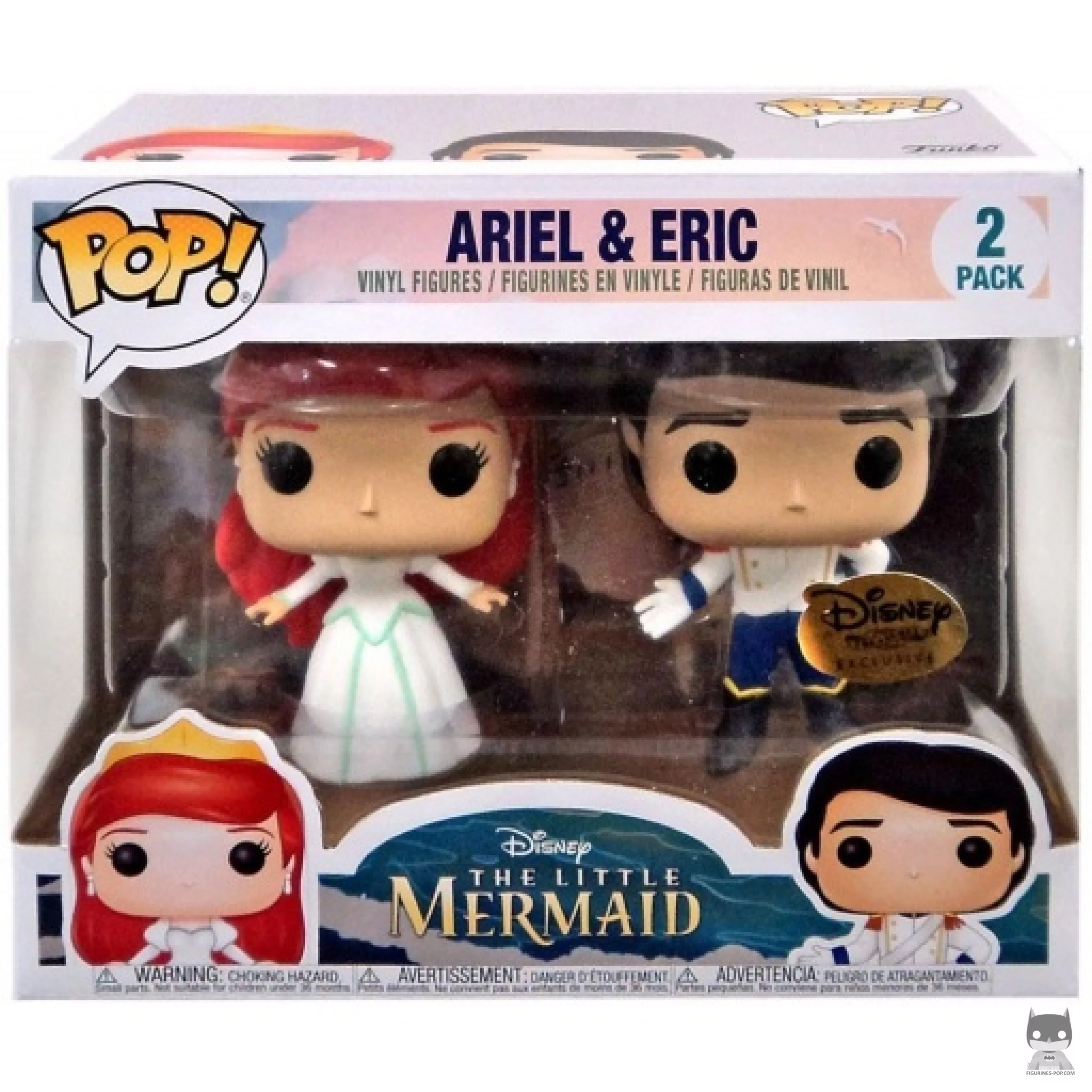 Ariel & Eric Ever After Castle Funko Pop! figure in its box