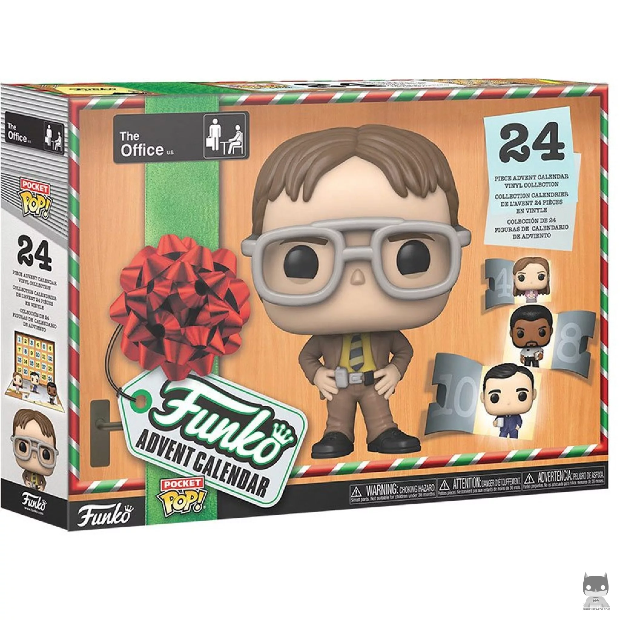 The Office Advent Calendar 2021 Funko Pop! figure in its box