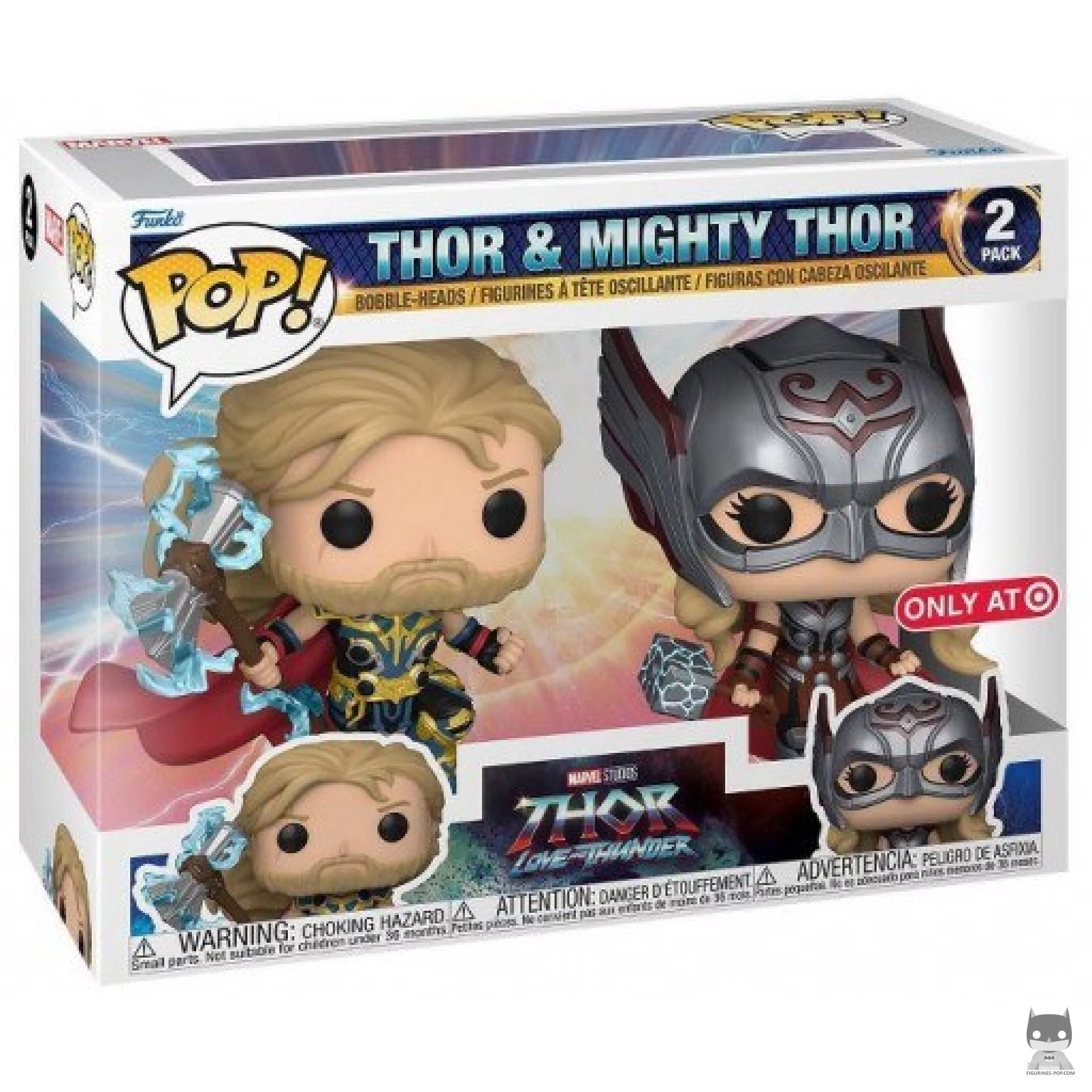 Thor & Mighty Thor Funko Pop! figure in its box
