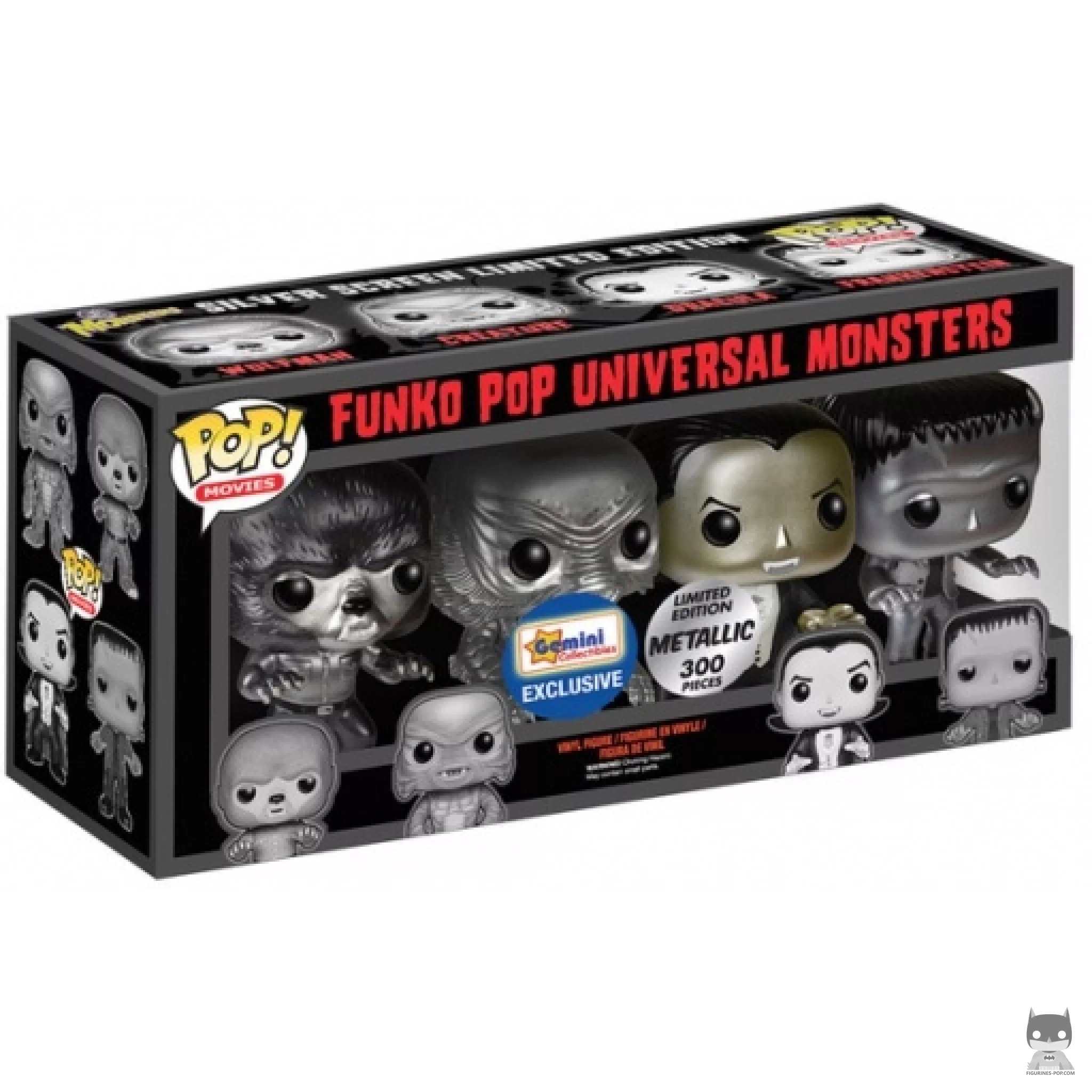 Universal Monsters (Metallic) Funko Pop! figure in its box