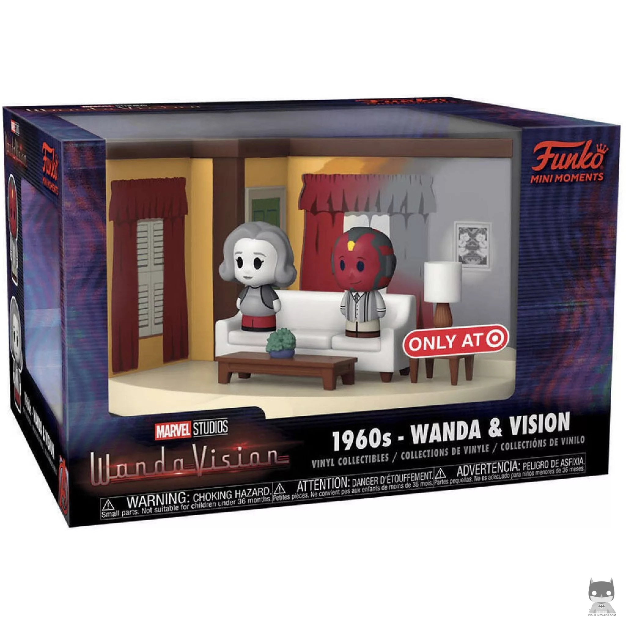1960s - Wanda & Vision Funko Pop! figure in its box