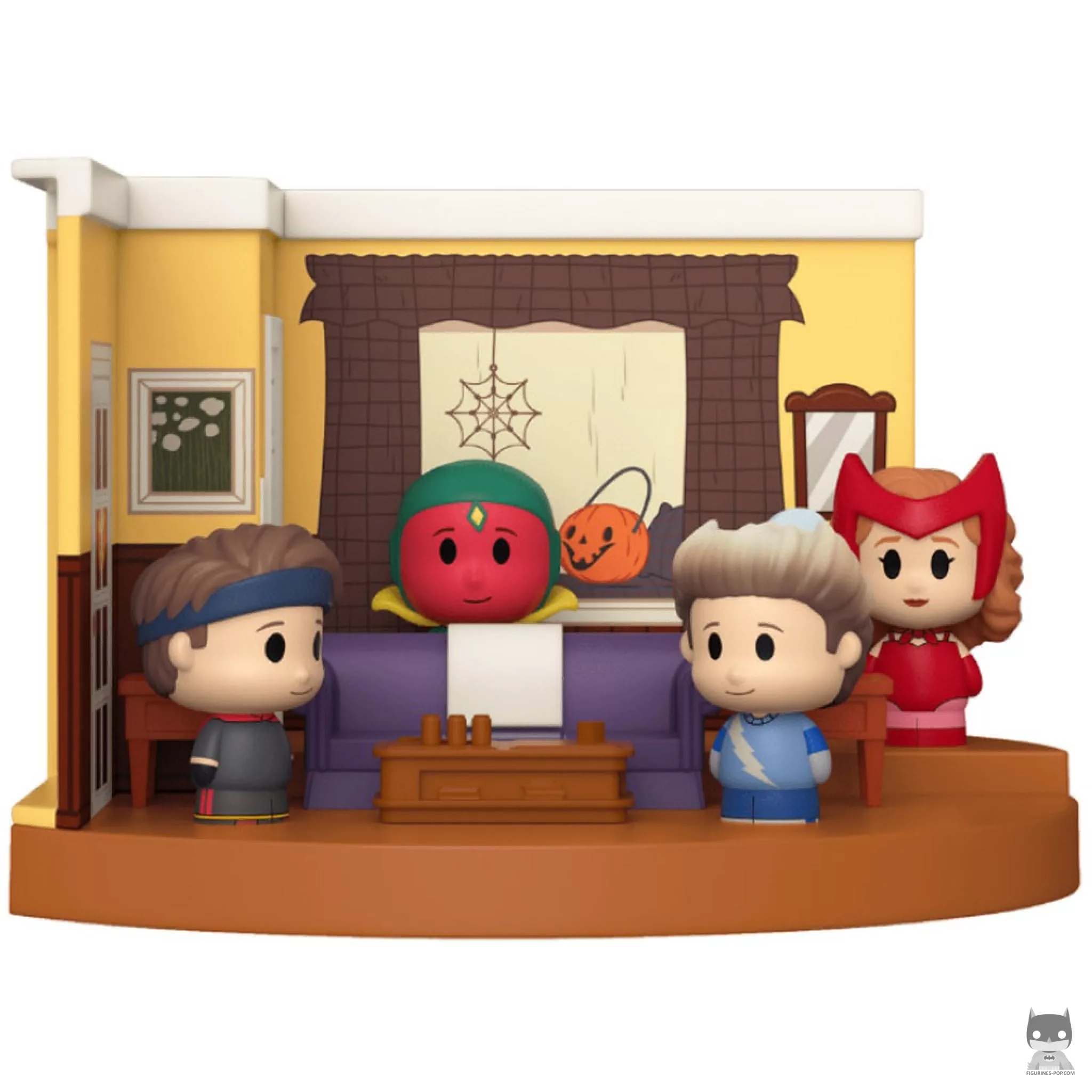 2000s - Wanda & Vision with Billy & Tommy Funko Pop! figure (WandaVision)