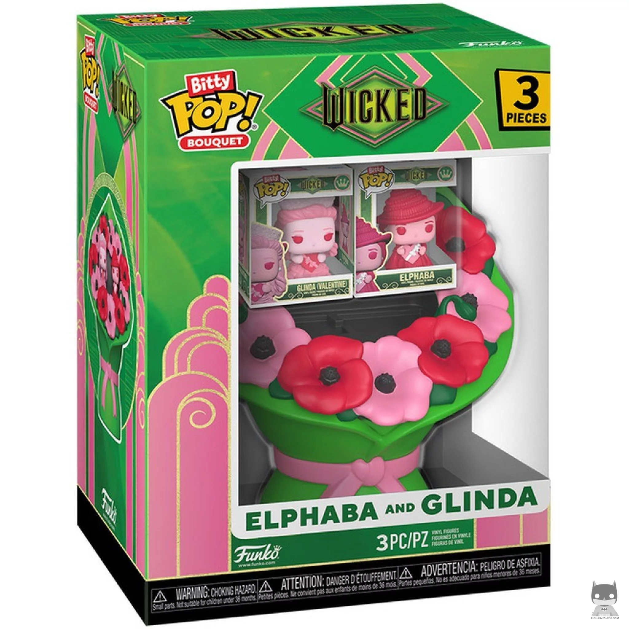 Elphaba & Glinda Bouquet (Valentine) Funko Pop! figure in its box