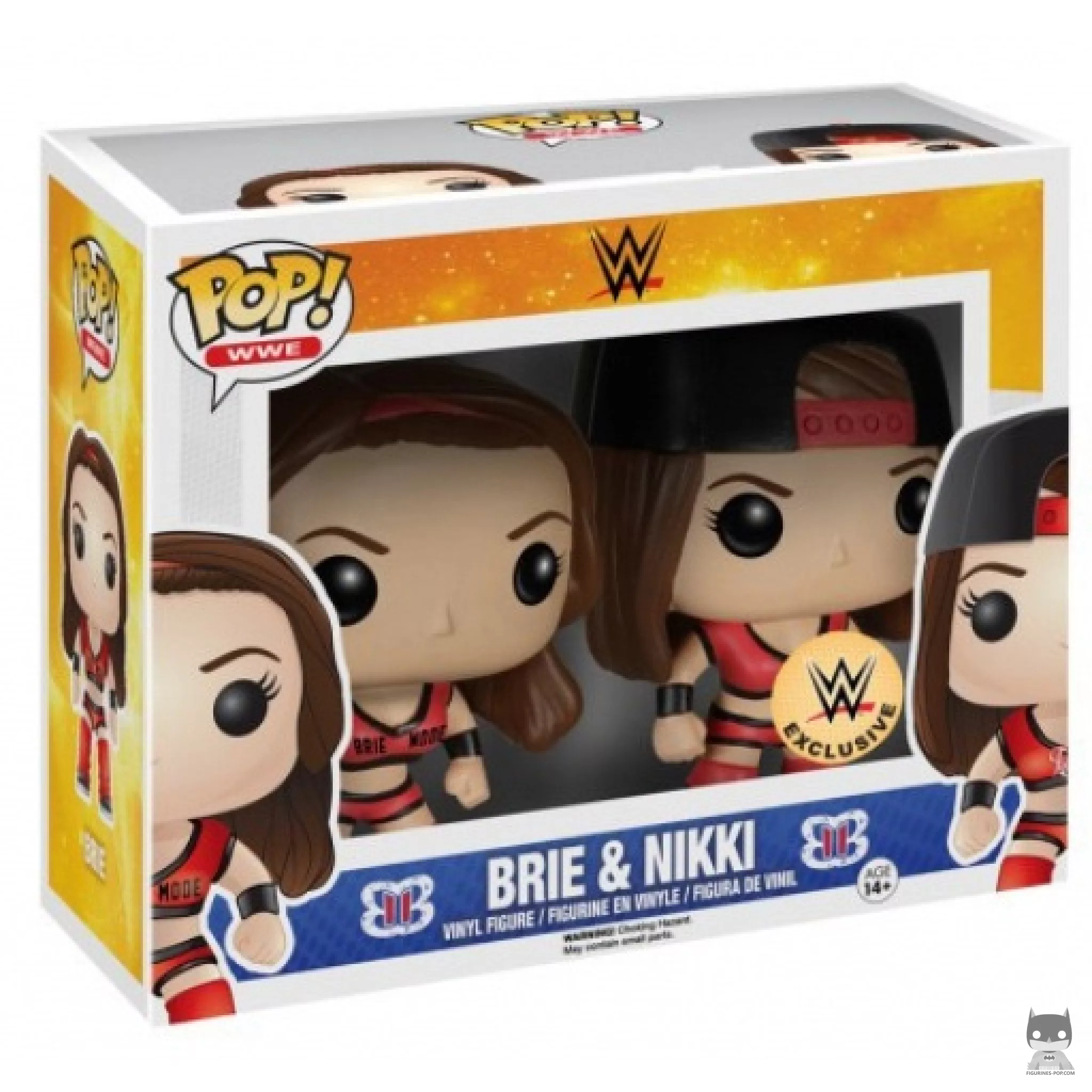 Brie & Nikki Bella Funko Pop! figure in its box