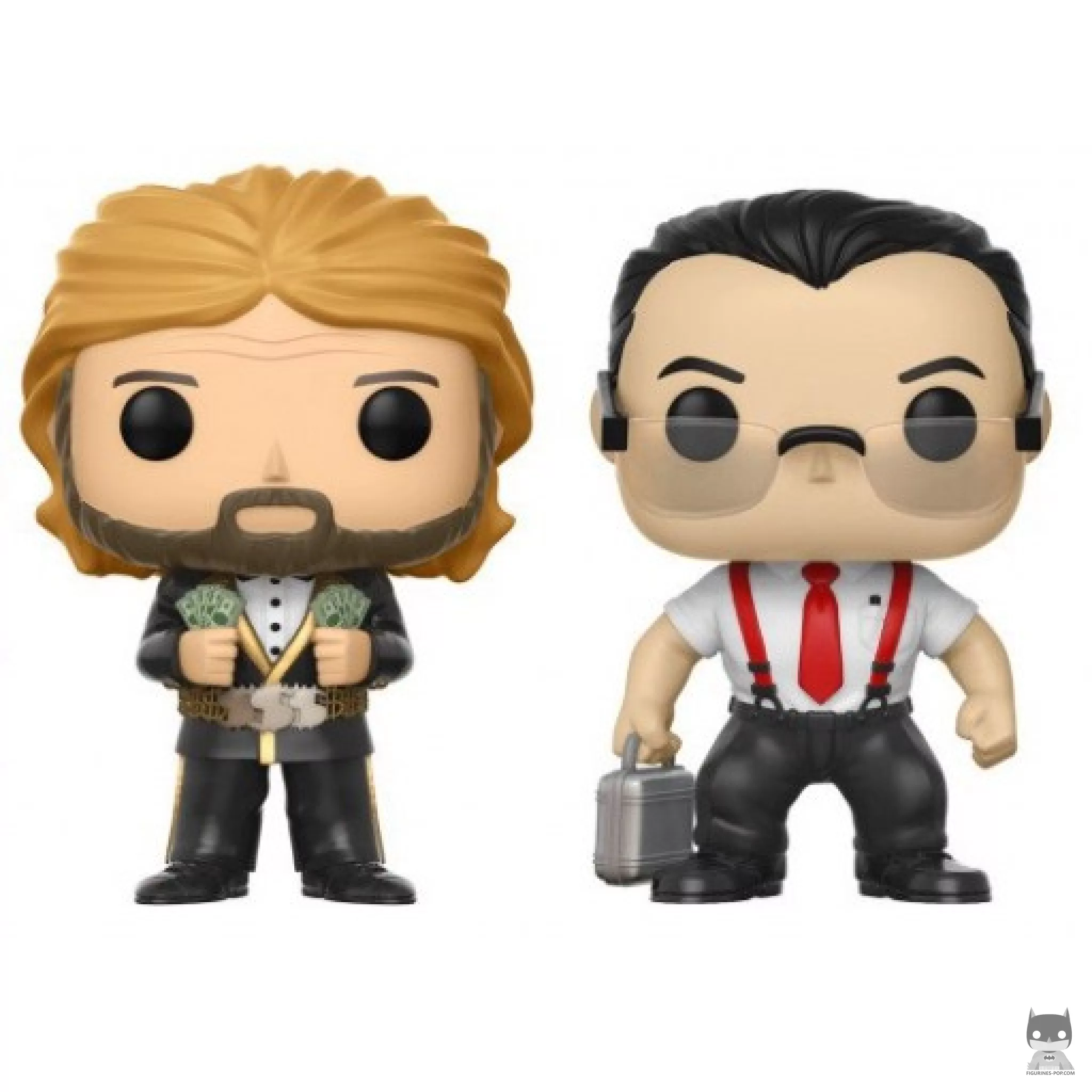 "Million Dollar Man" Ted Dibiase & I.R.S. Funko Pop! figure (WWE)