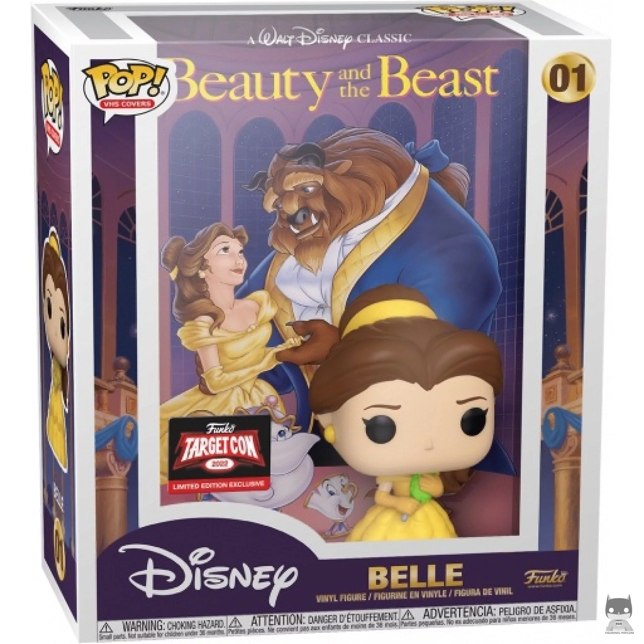 Belle Funko Pop! figure in its box