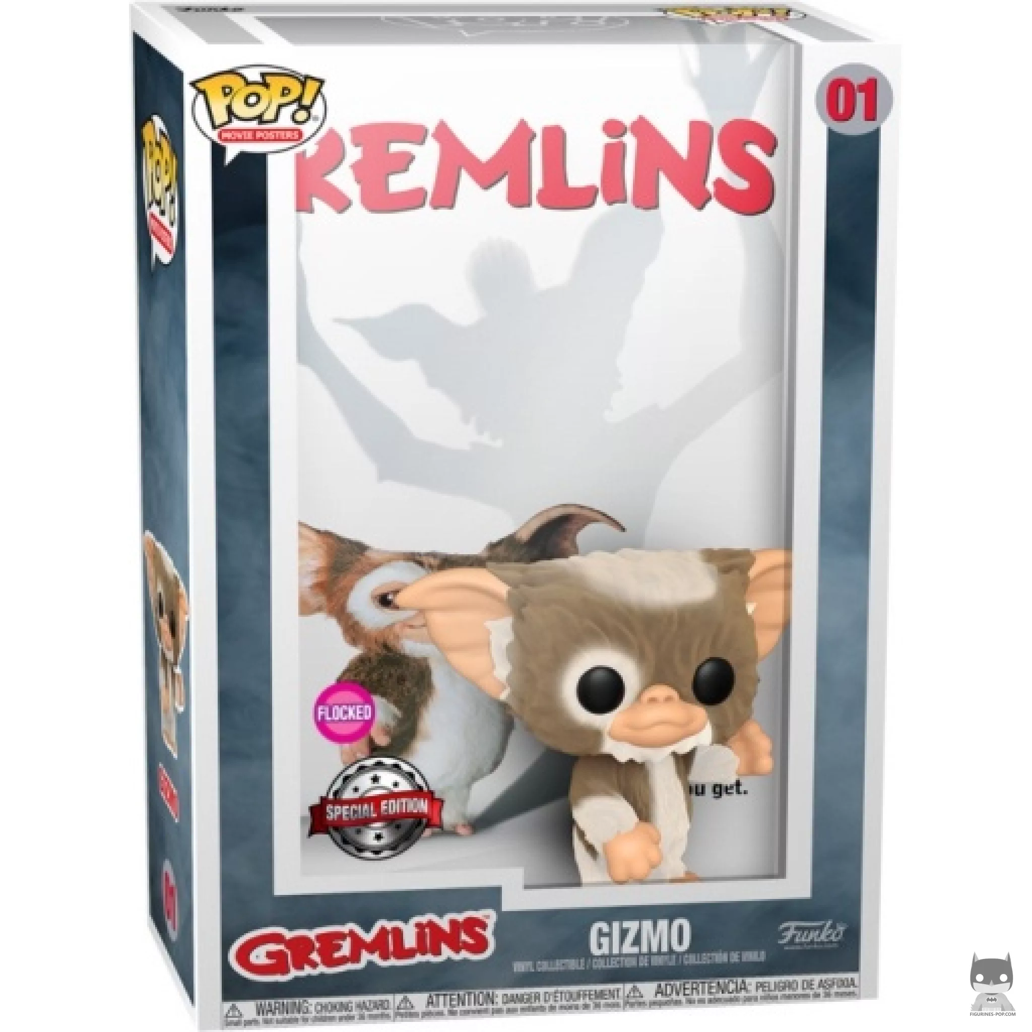 Gizmo (Flocked) Funko Pop! figure in its box