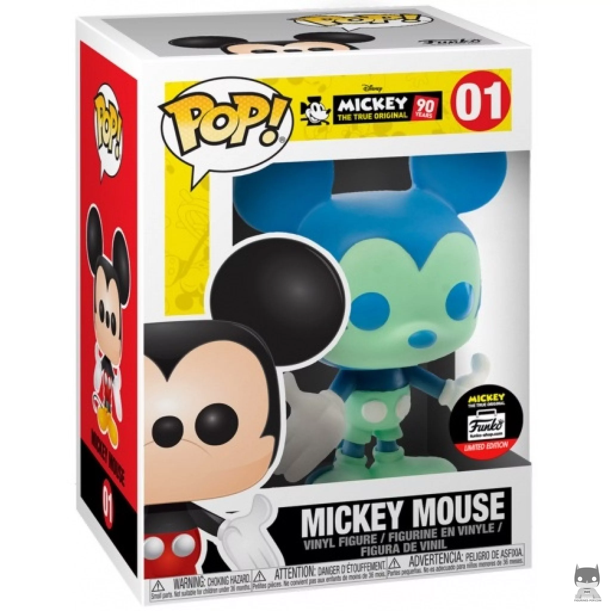 Mickey Mouse (Blue & Green) Funko Pop! figure in its box