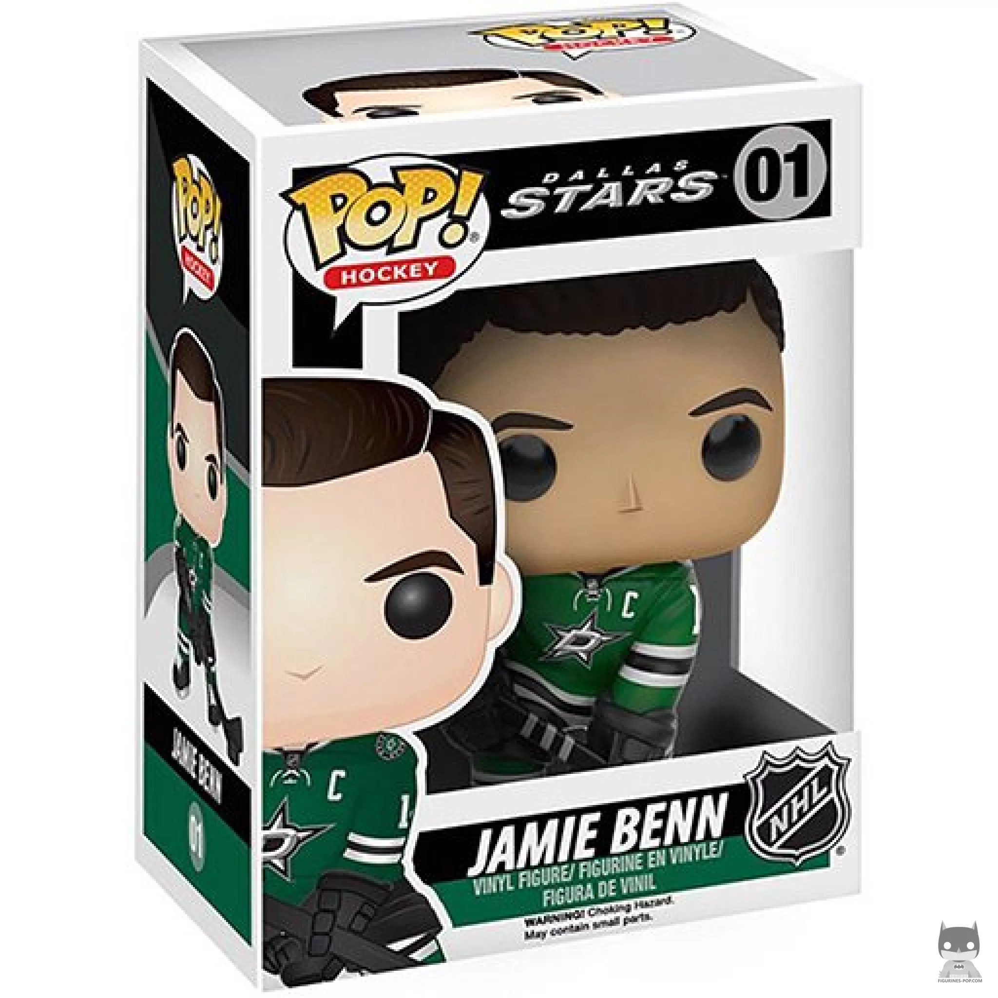 Jamie Benn Funko Pop! figure in its box