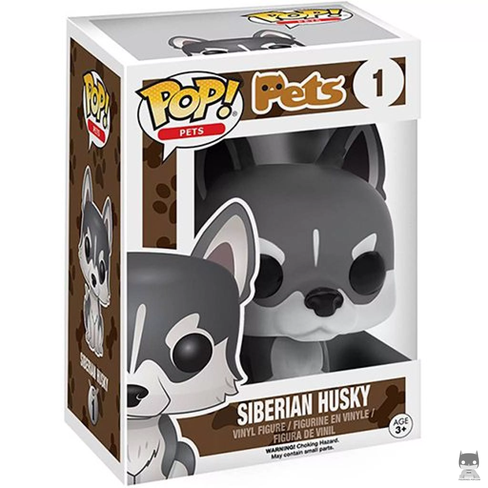 Siberian Husky Funko Pop! figure in its box
