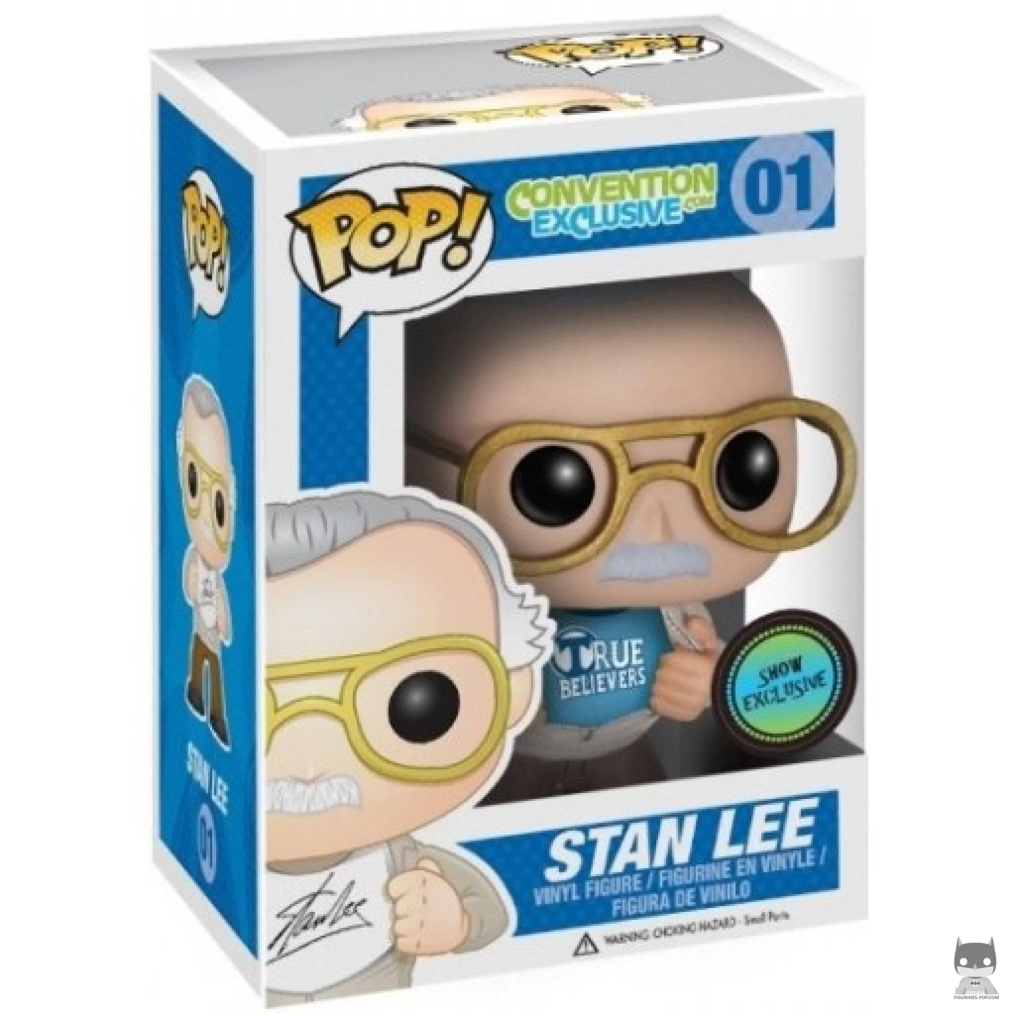 Stan Lee (True Believers) Funko Pop! figure in its box