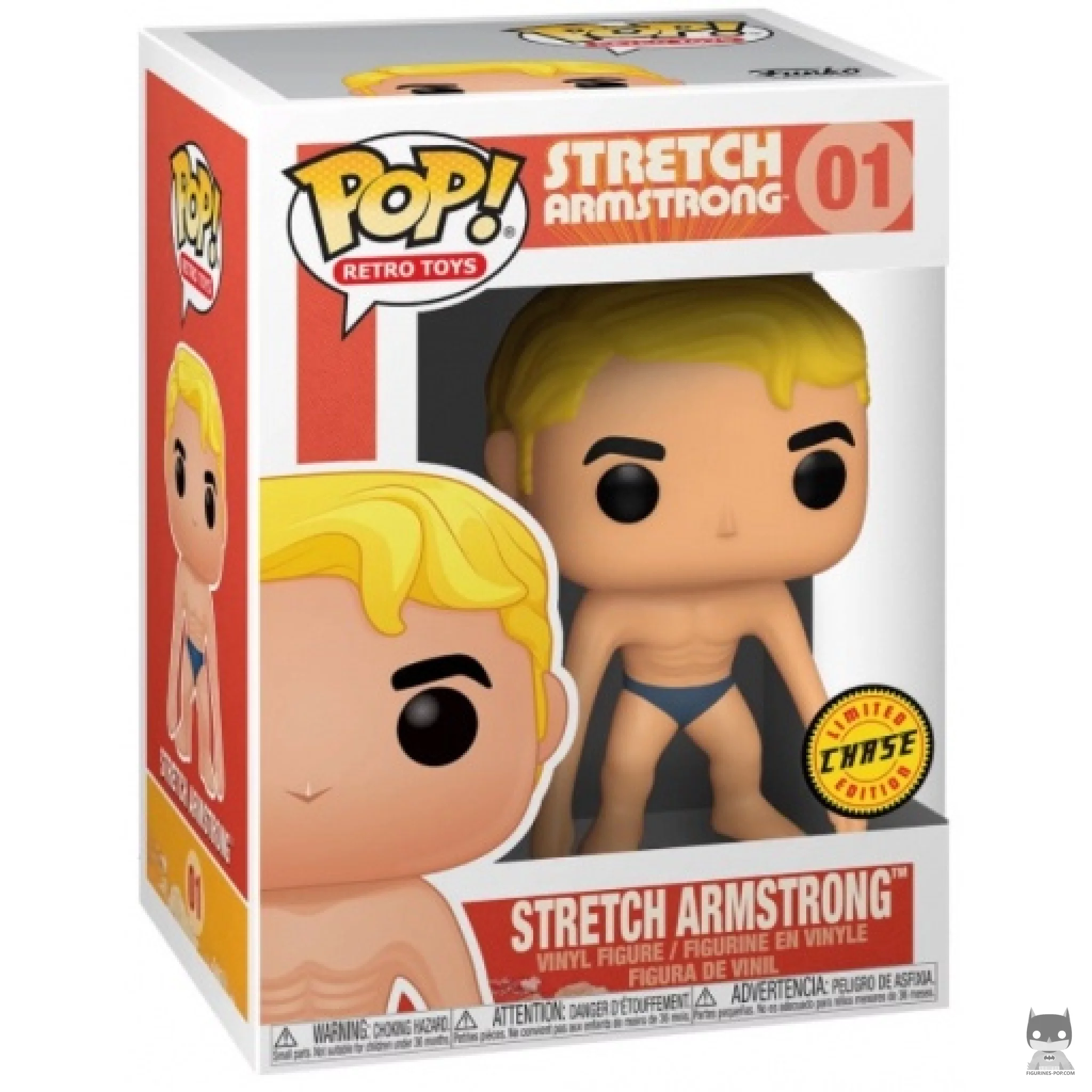Stretch Armstrong (Chase) Funko Pop! figure in its box