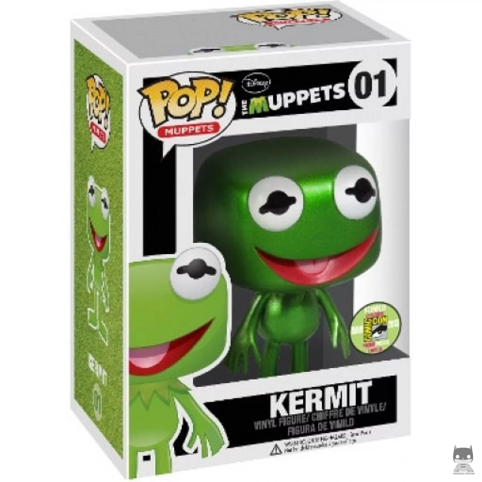 Kermit the Frog (Metallic) Funko Pop! figure in its box