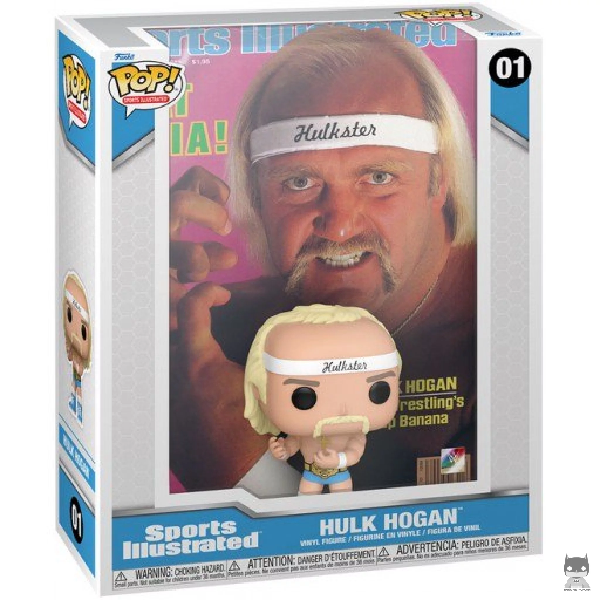 Sports Illustrated Cover: Hulk Hogan Funko Pop! figure in its box