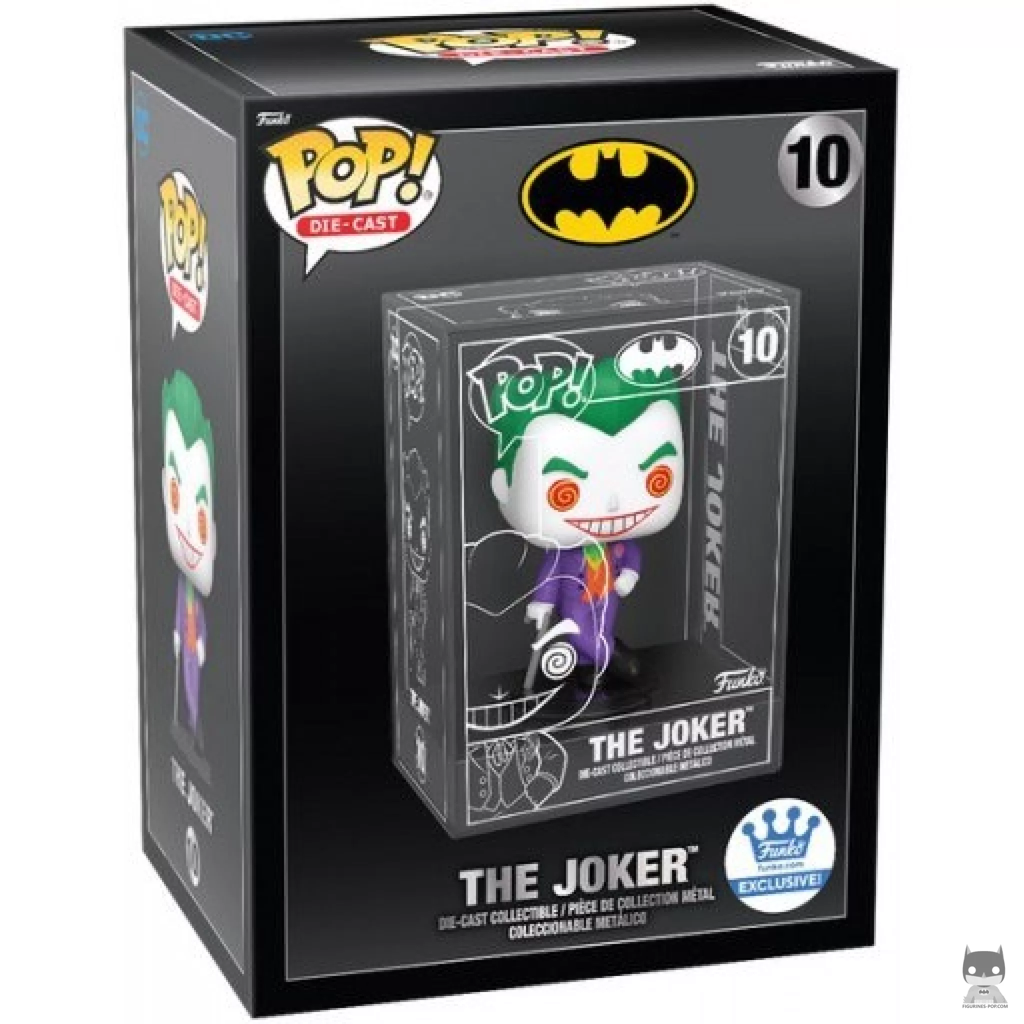 The Joker Funko Pop! figure in its box