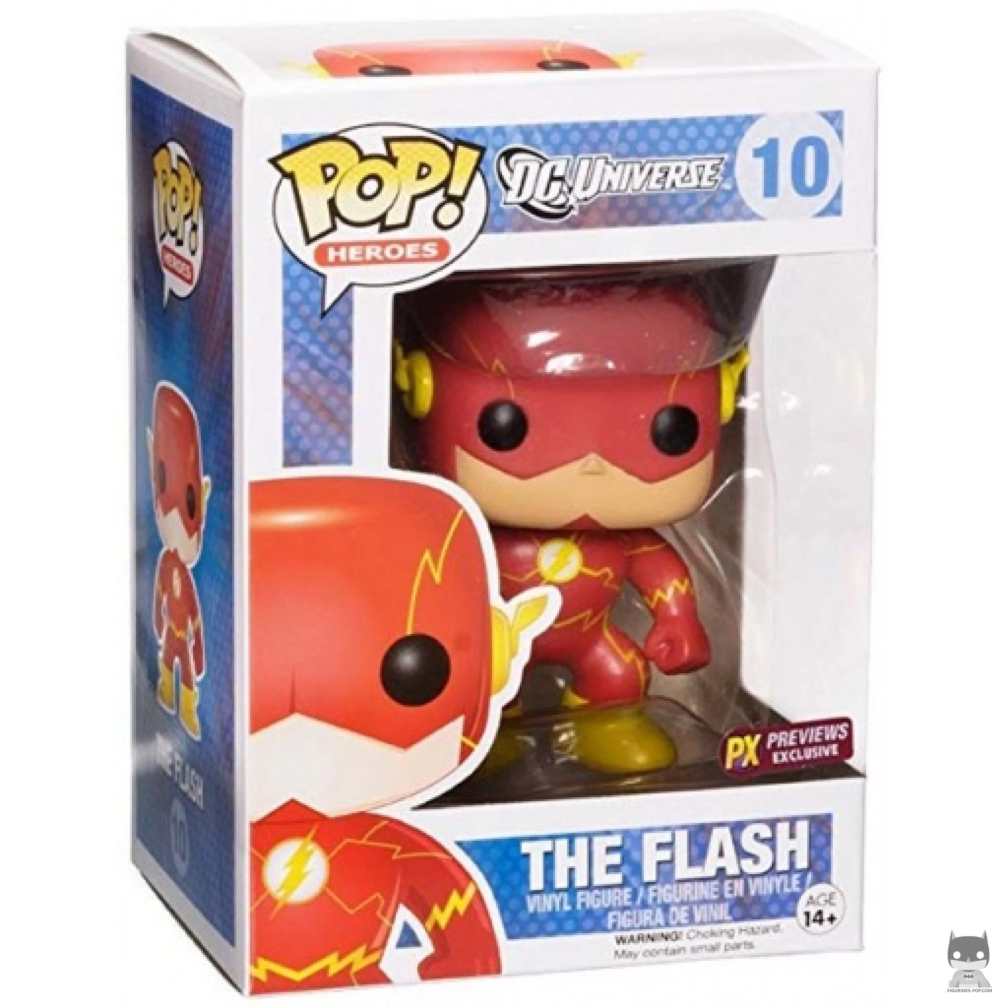 The Flash (52 Suit) Funko Pop! figure in its box