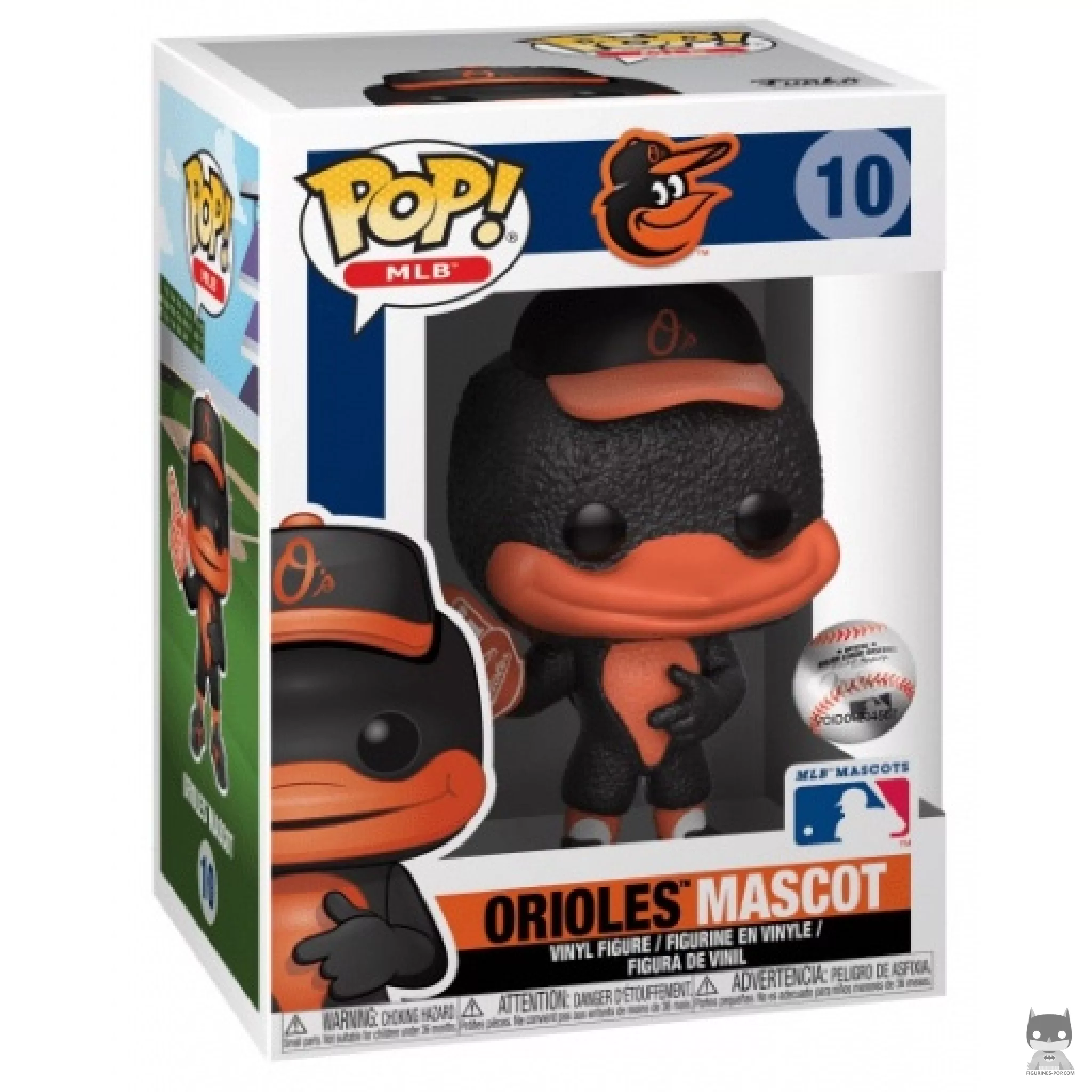 Orioles Mascot Funko Pop! figure in its box
