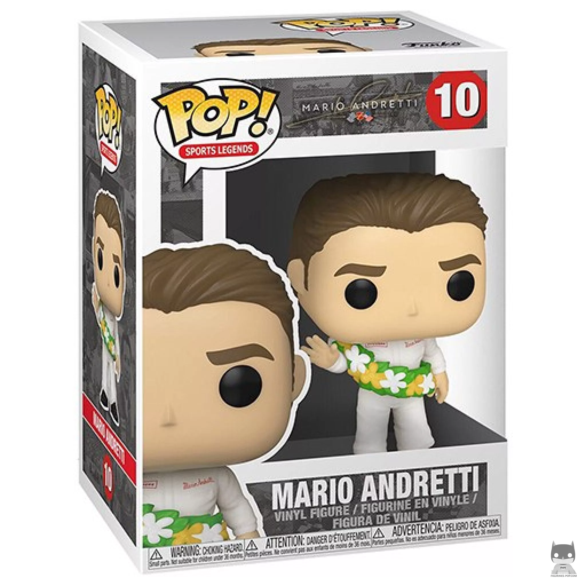 Mario Andretti Funko Pop! figure in its box
