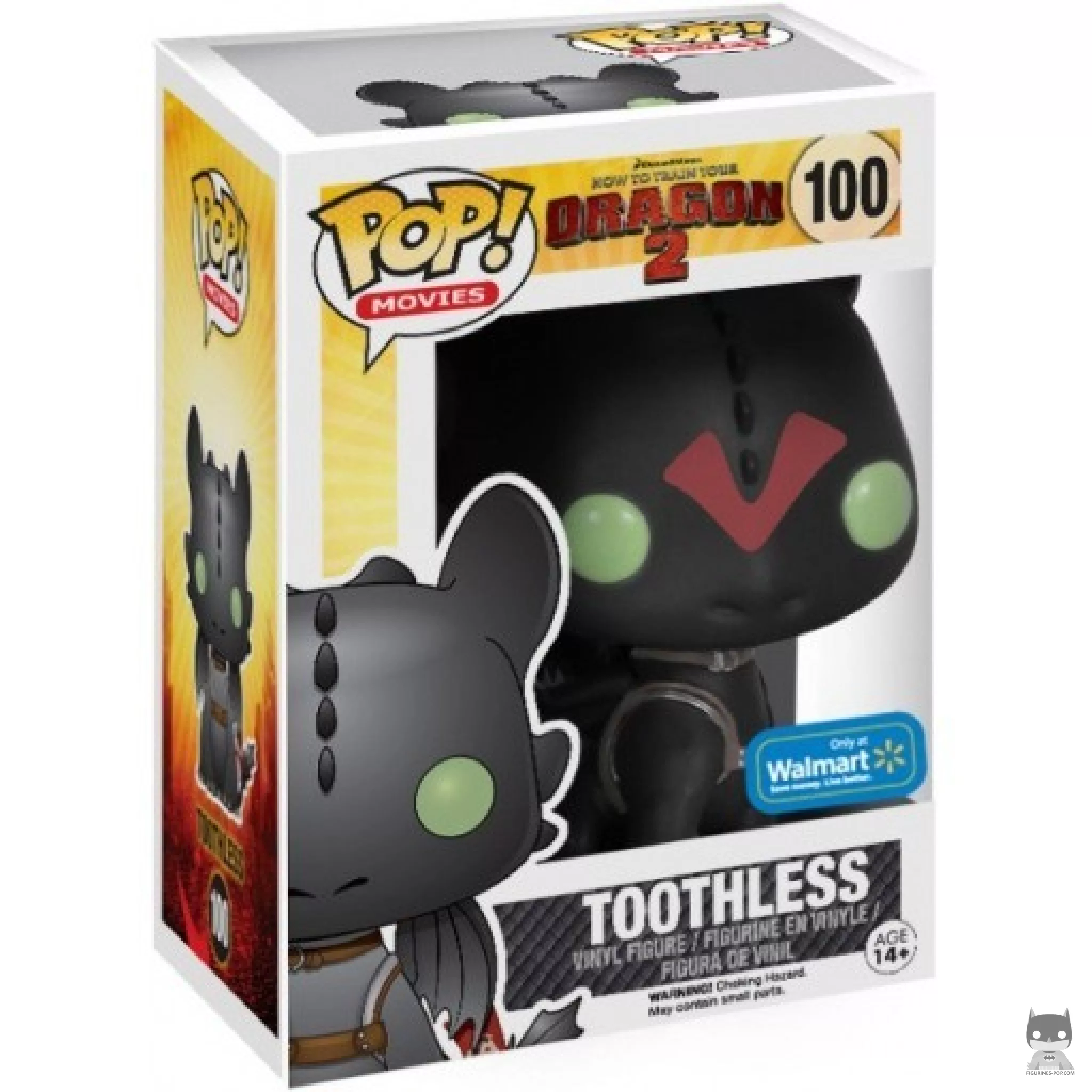 Toothless with Racing Stripes Funko Pop! figure in its box