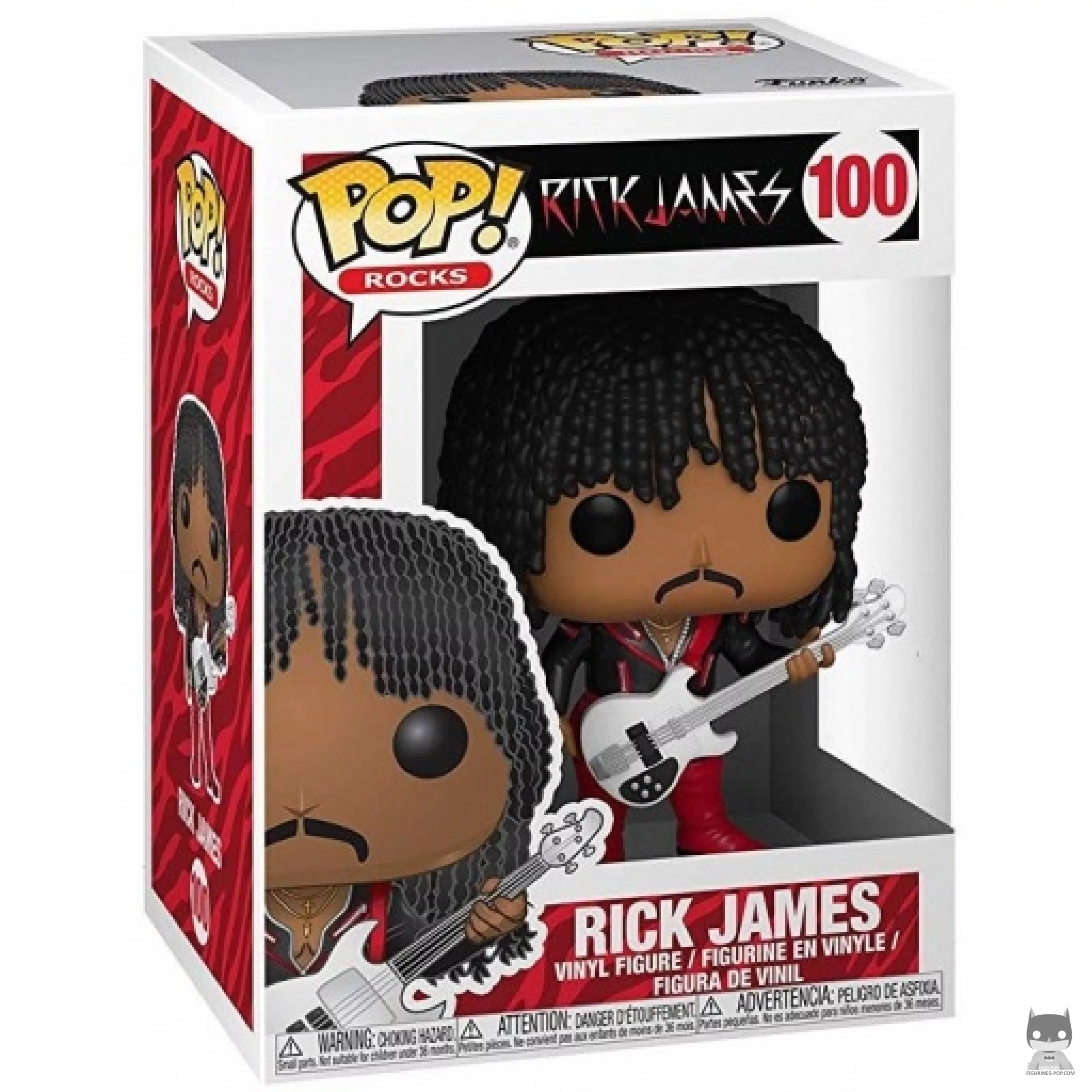 Rick James Funko Pop! figure in its box