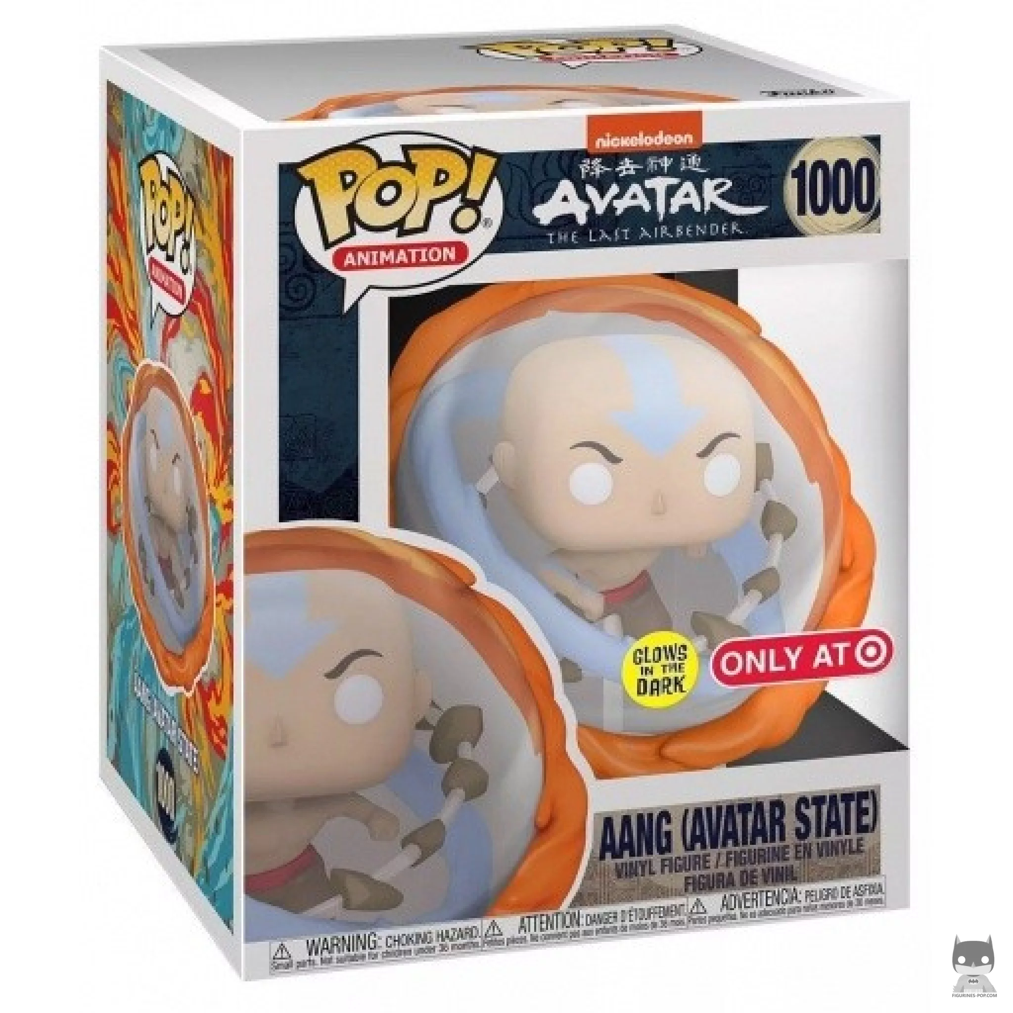 Aang Avatar State (Supersized) Funko Pop! figure in its box
