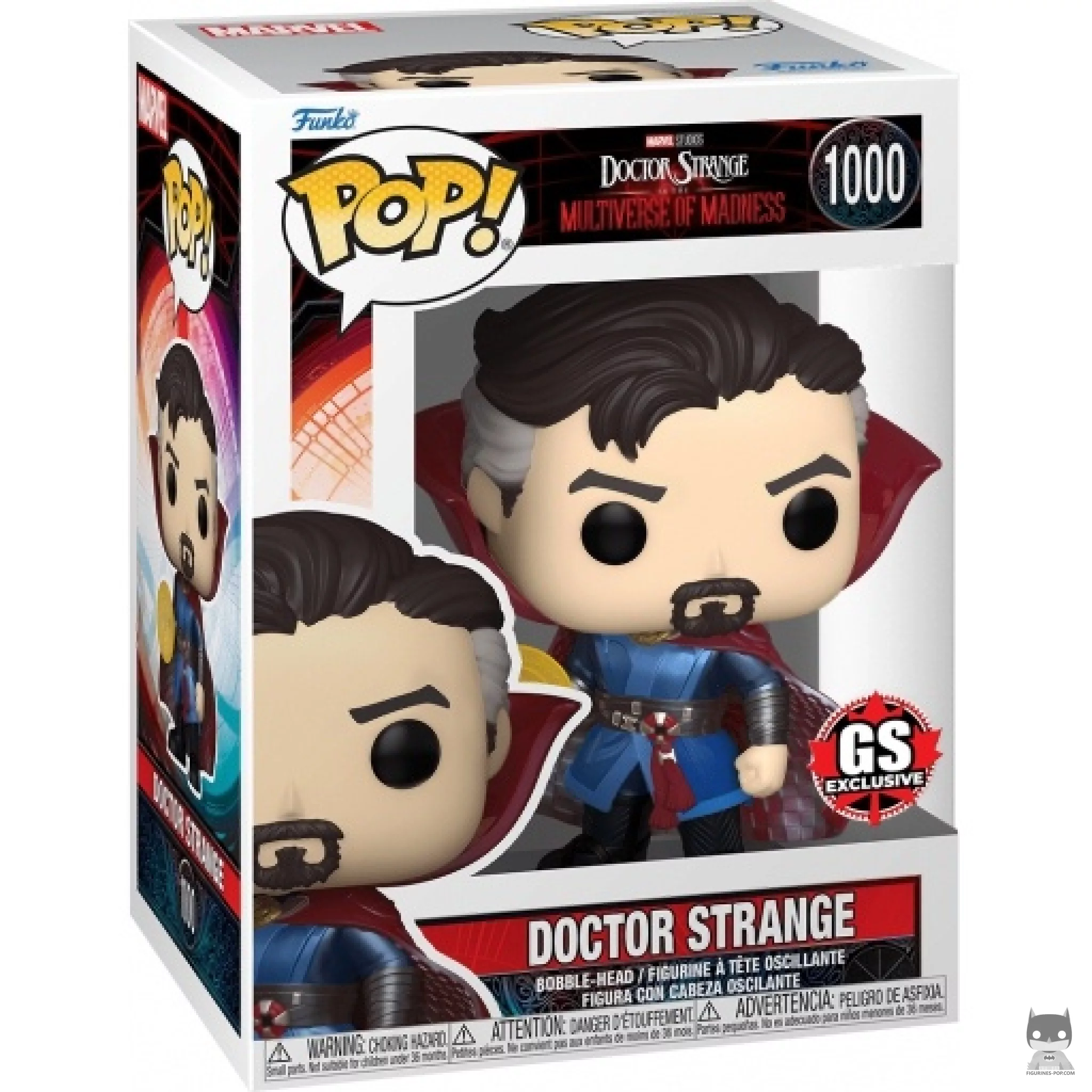 Doctor Strange (Metallic) Funko Pop! figure in its box